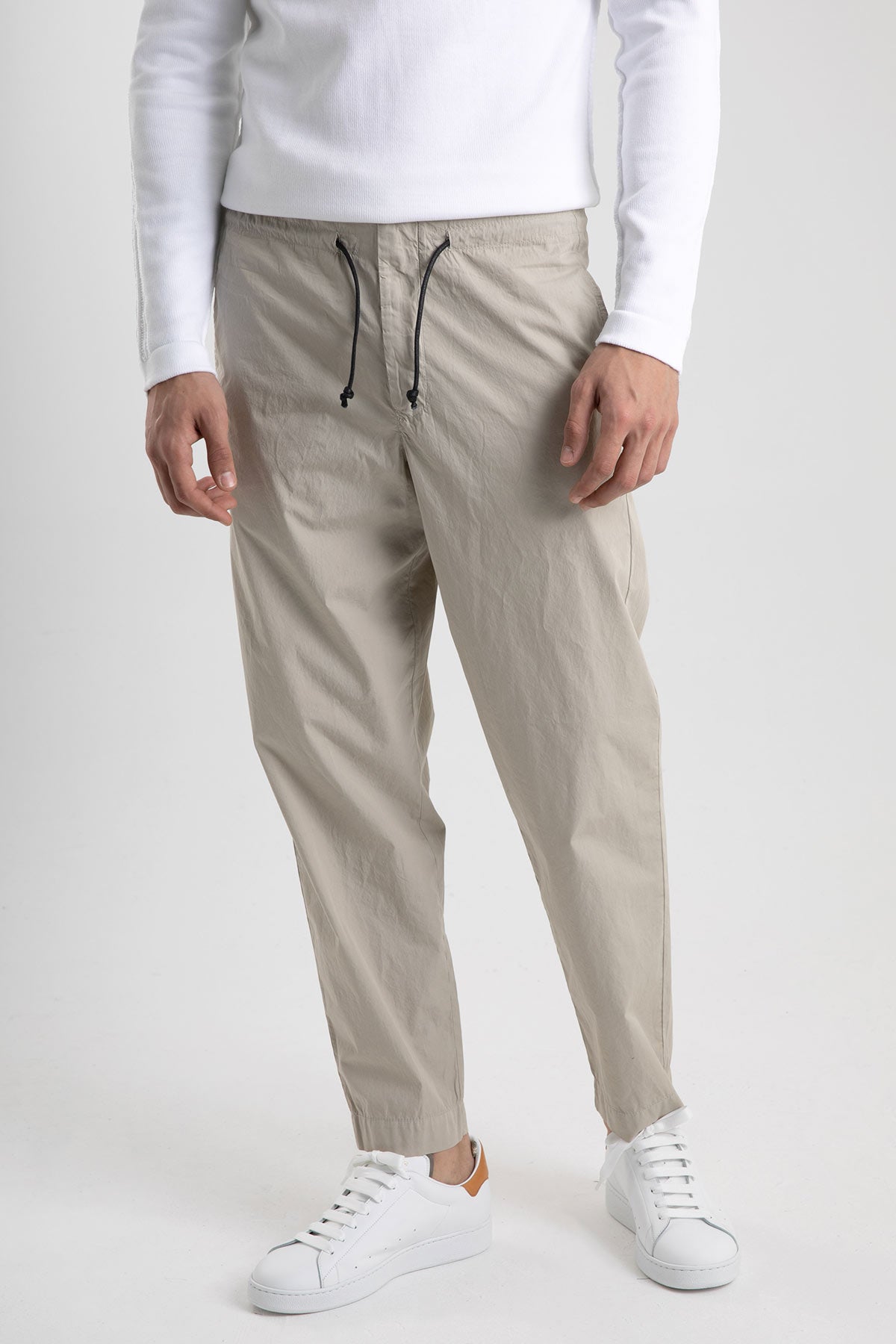 Transit Belden Bağcıklı Rahat Kesim Pantolon-Libas Trendy Fashion Store