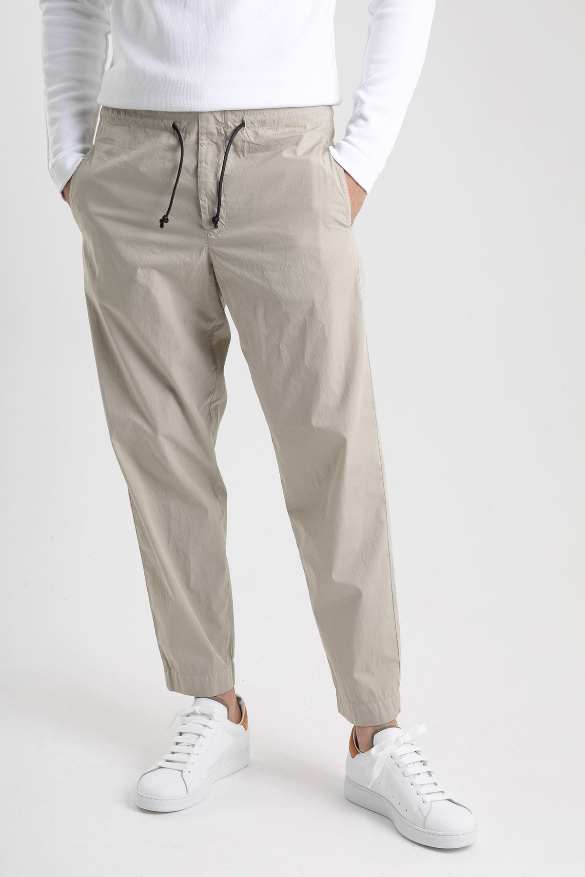 Transit Belden Bağcıklı Rahat Kesim Pantolon-Libas Trendy Fashion Store