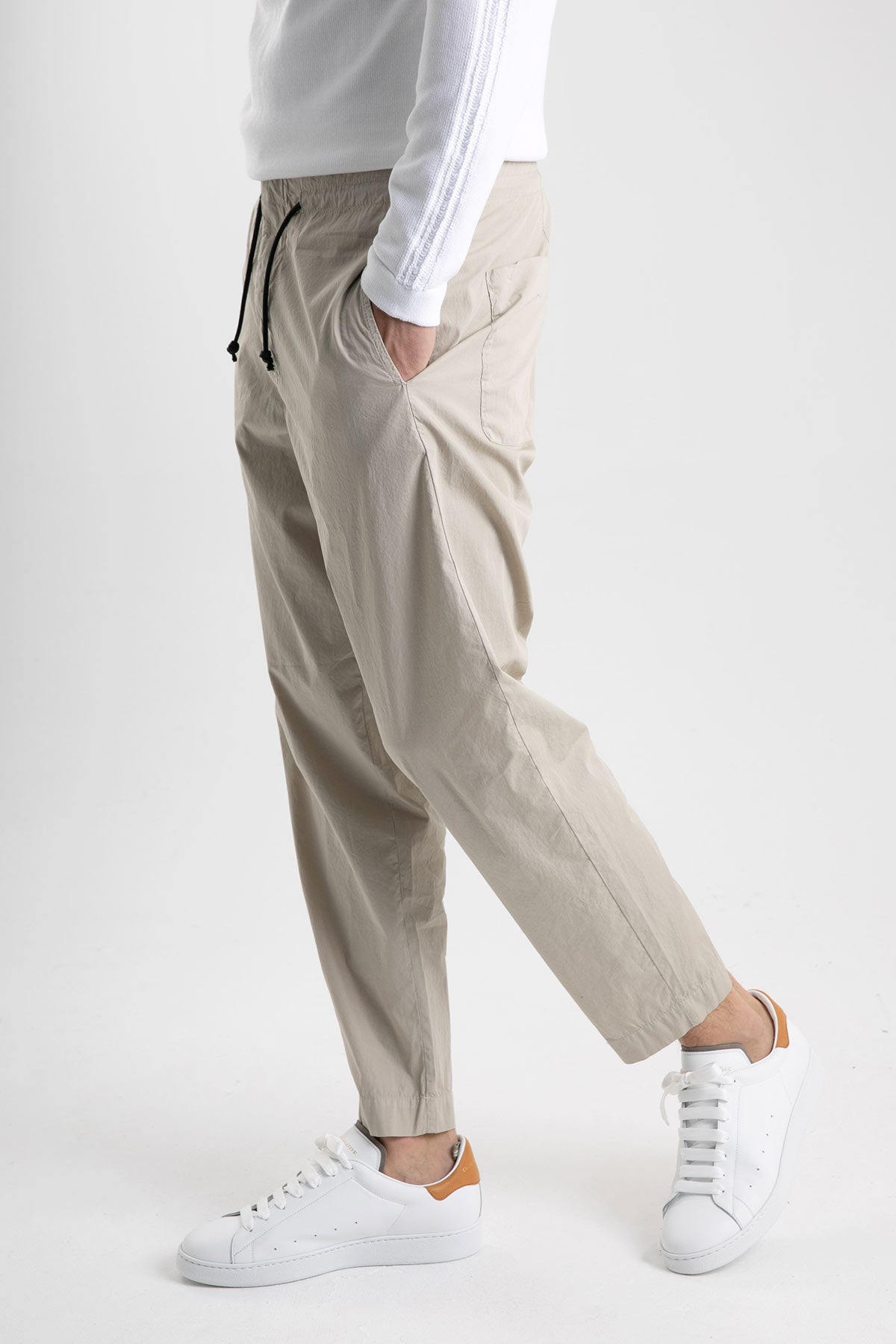 Transit Belden Bağcıklı Rahat Kesim Pantolon-Libas Trendy Fashion Store