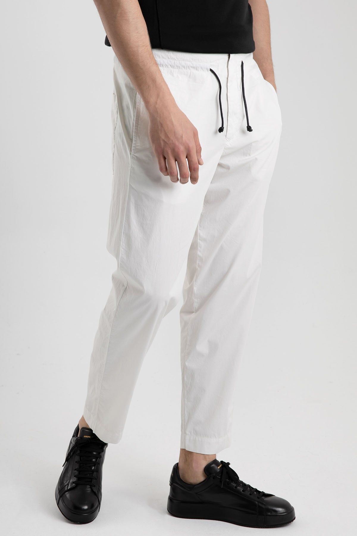 Transit Belden Bağcıklı Rahat Kesim Pantolon-Libas Trendy Fashion Store