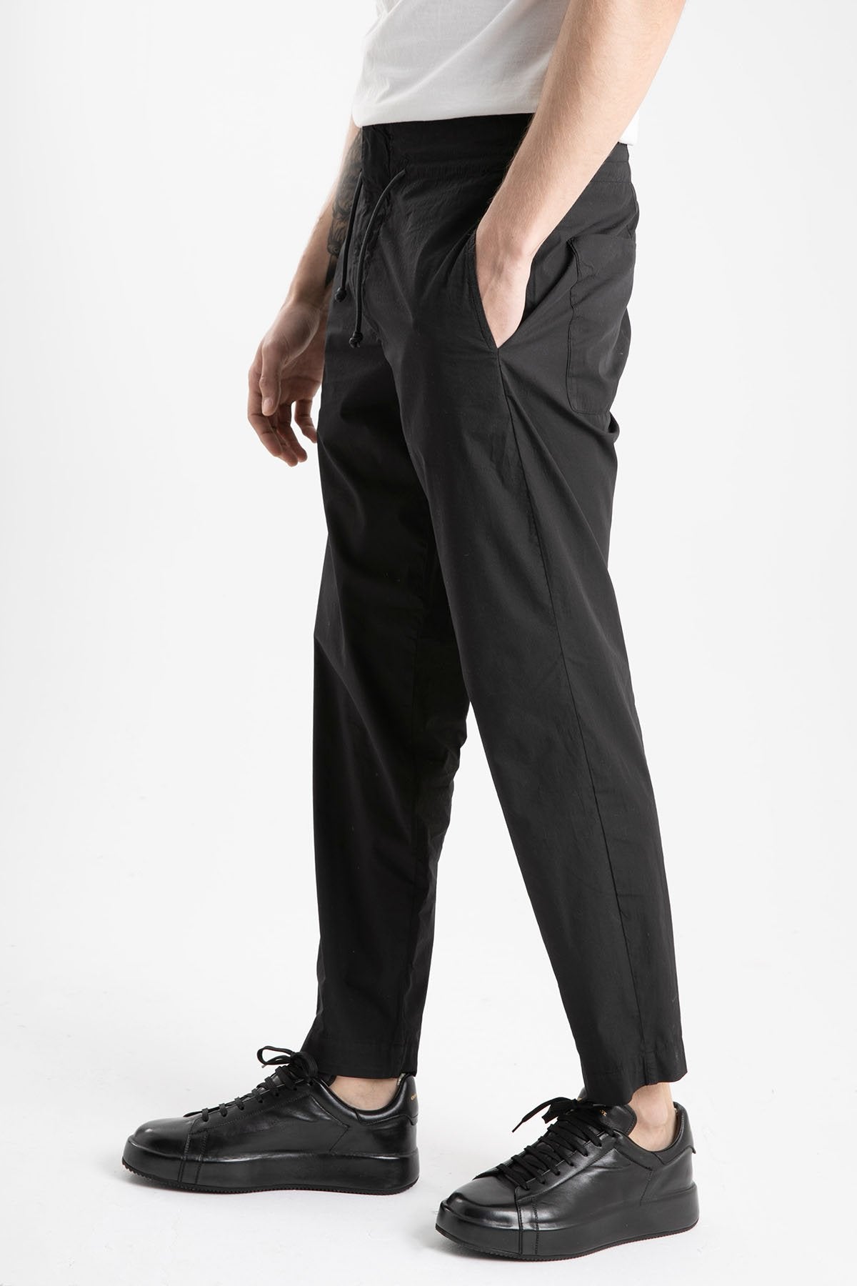 Transit Belden Bağcıklı Rahat Kesim Pantolon-Libas Trendy Fashion Store