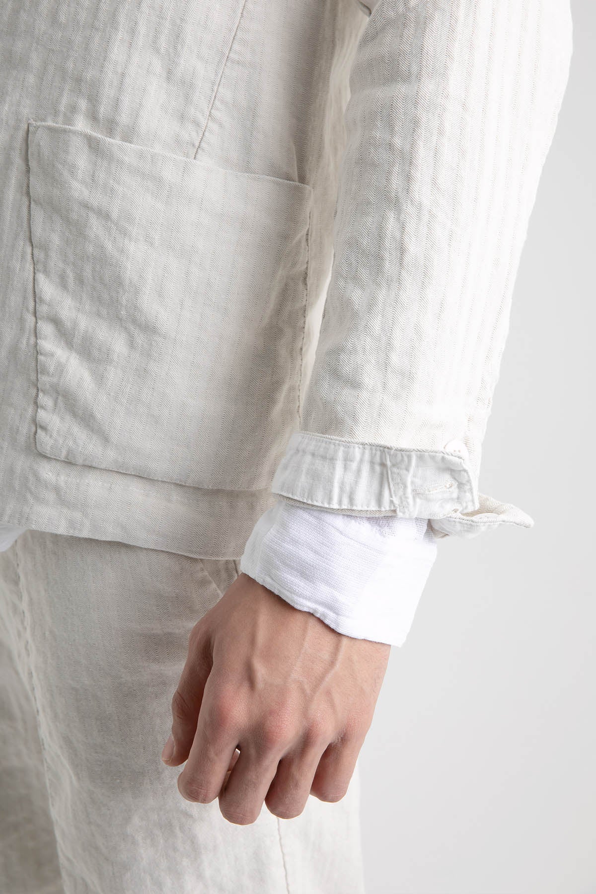 Transit Keten Karışımlı Kruvaze Ceket-Libas Trendy Fashion Store