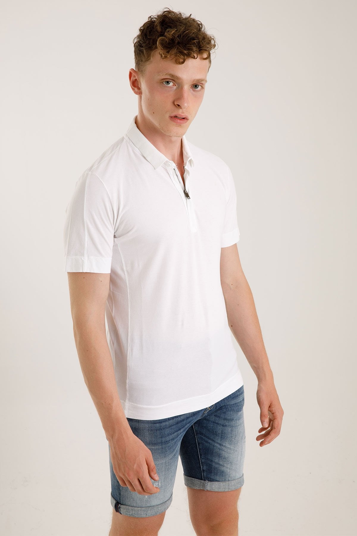Transit Polo Yaka Fermuarlı T-shirt-Libas Trendy Fashion Store