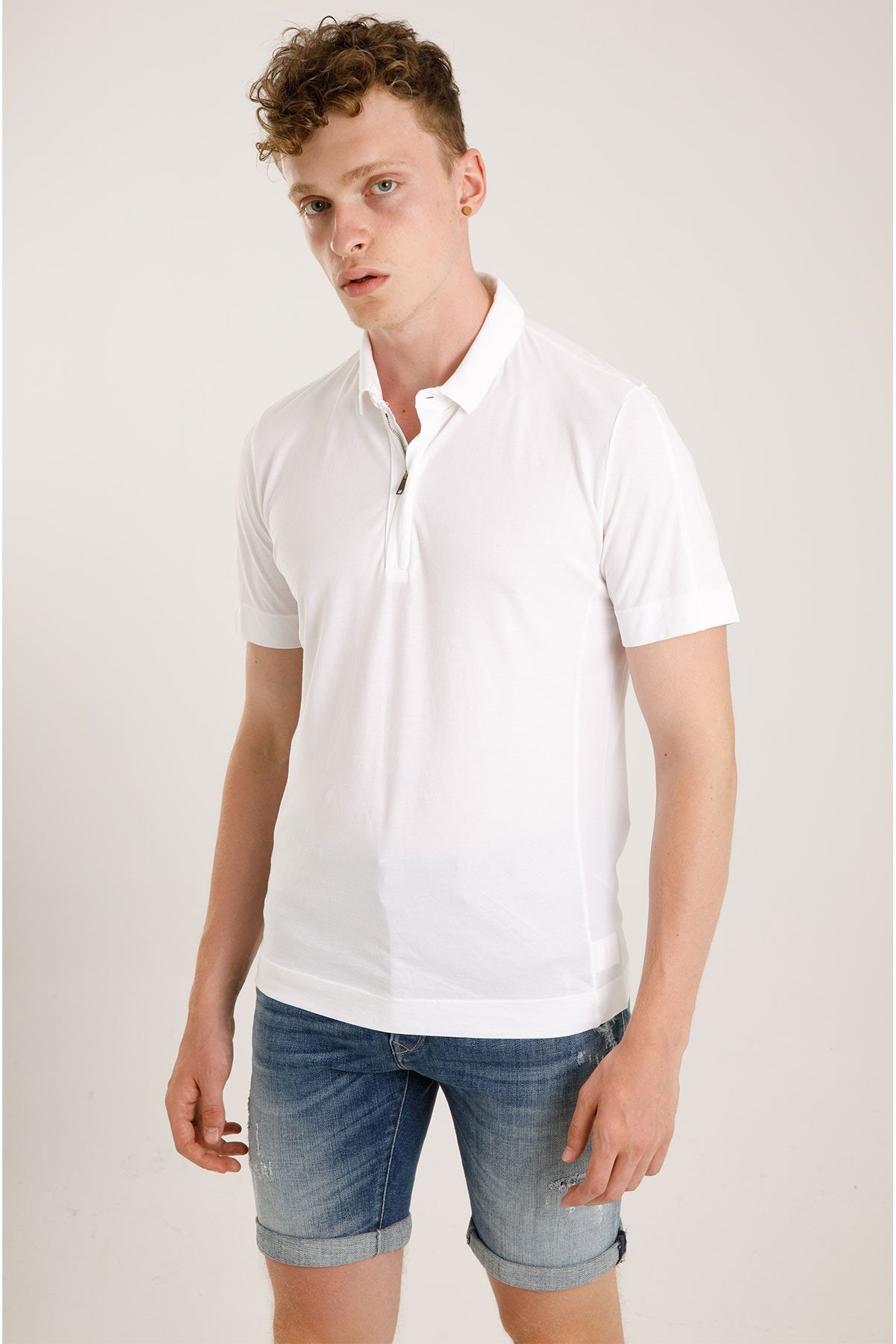 Transit Polo Yaka Fermuarlı T-shirt-Libas Trendy Fashion Store