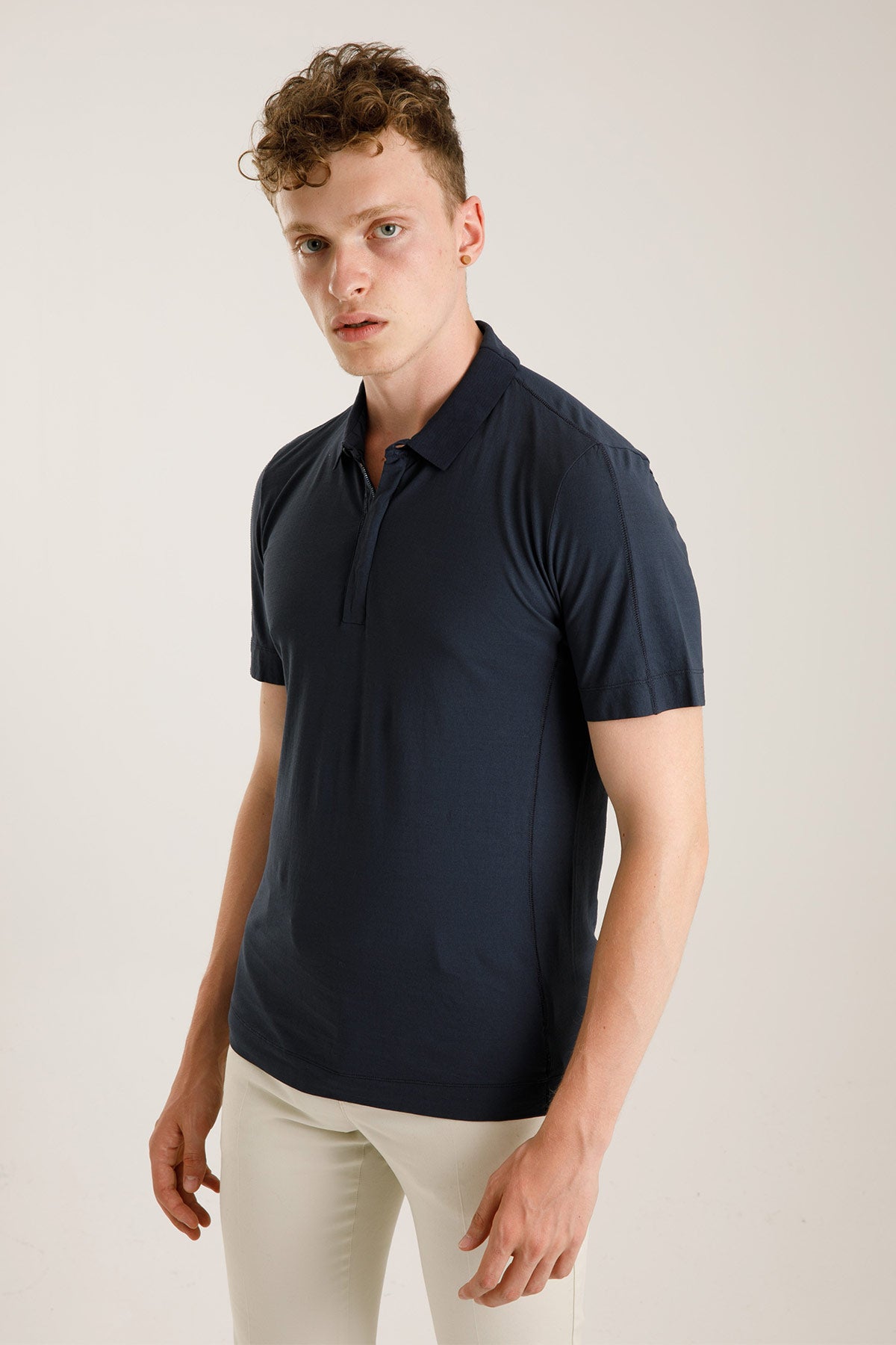 Transit Polo Yaka Fermuarlı T-shirt-Libas Trendy Fashion Store