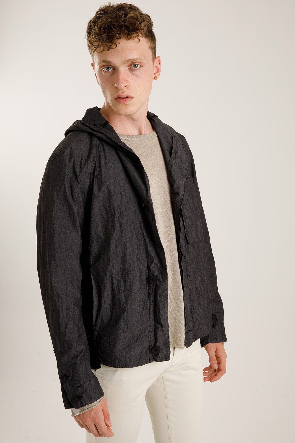 Transit Kapüşonlu İnce Mont Ceket-Libas Trendy Fashion Store