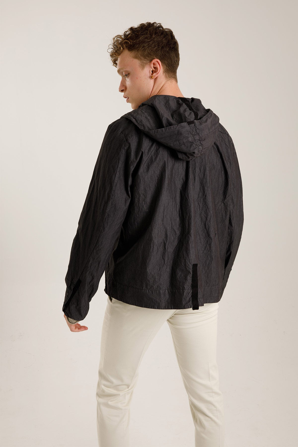 Transit Kapüşonlu İnce Mont Ceket-Libas Trendy Fashion Store