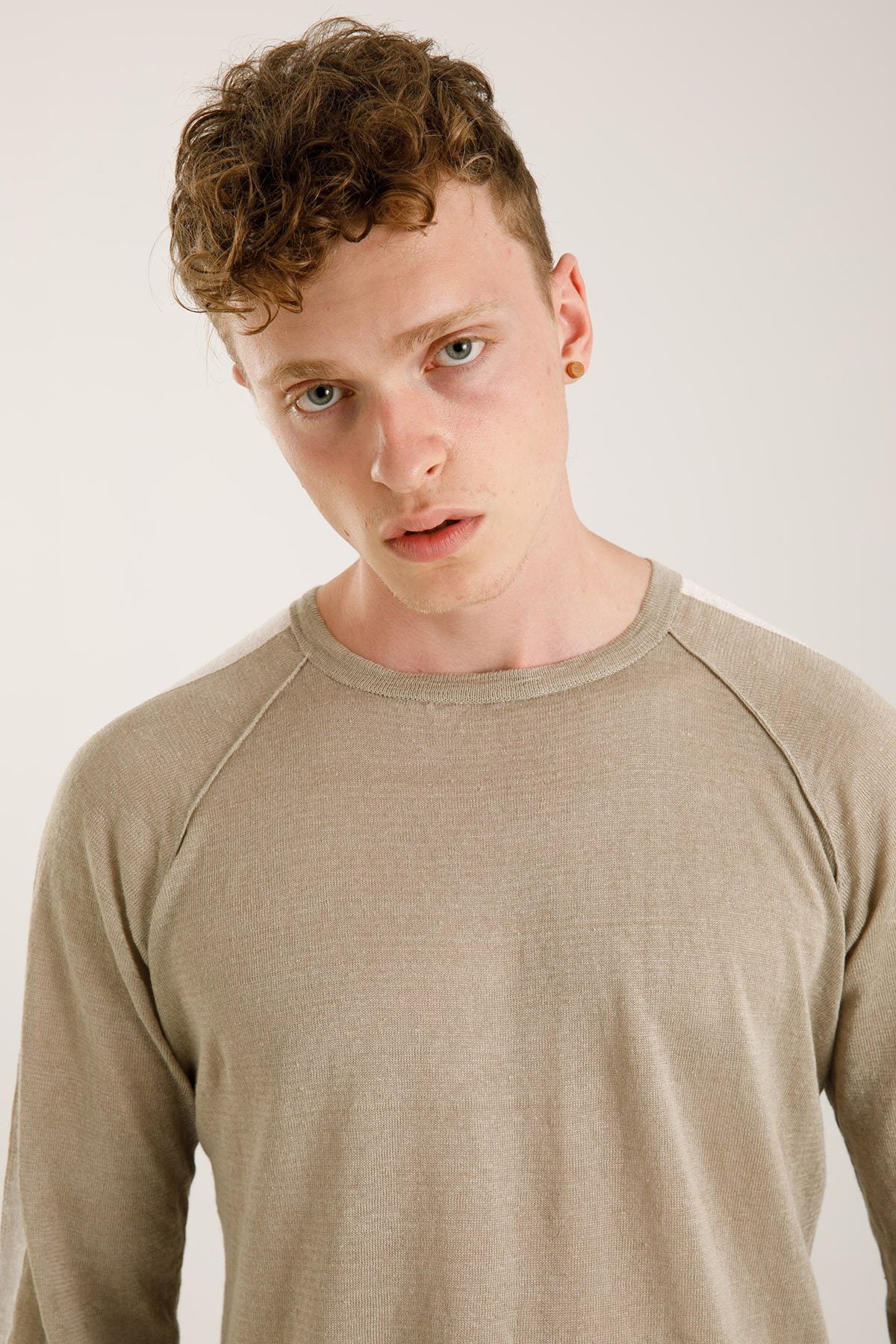 Transit Yuvarlak Yaka Keten Triko-Libas Trendy Fashion Store