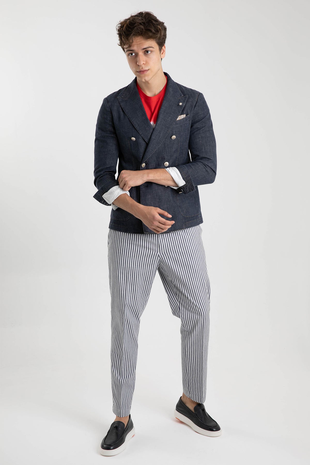 Manuel Ritz Denim Kruvaze Ceket-Libas Trendy Fashion Store