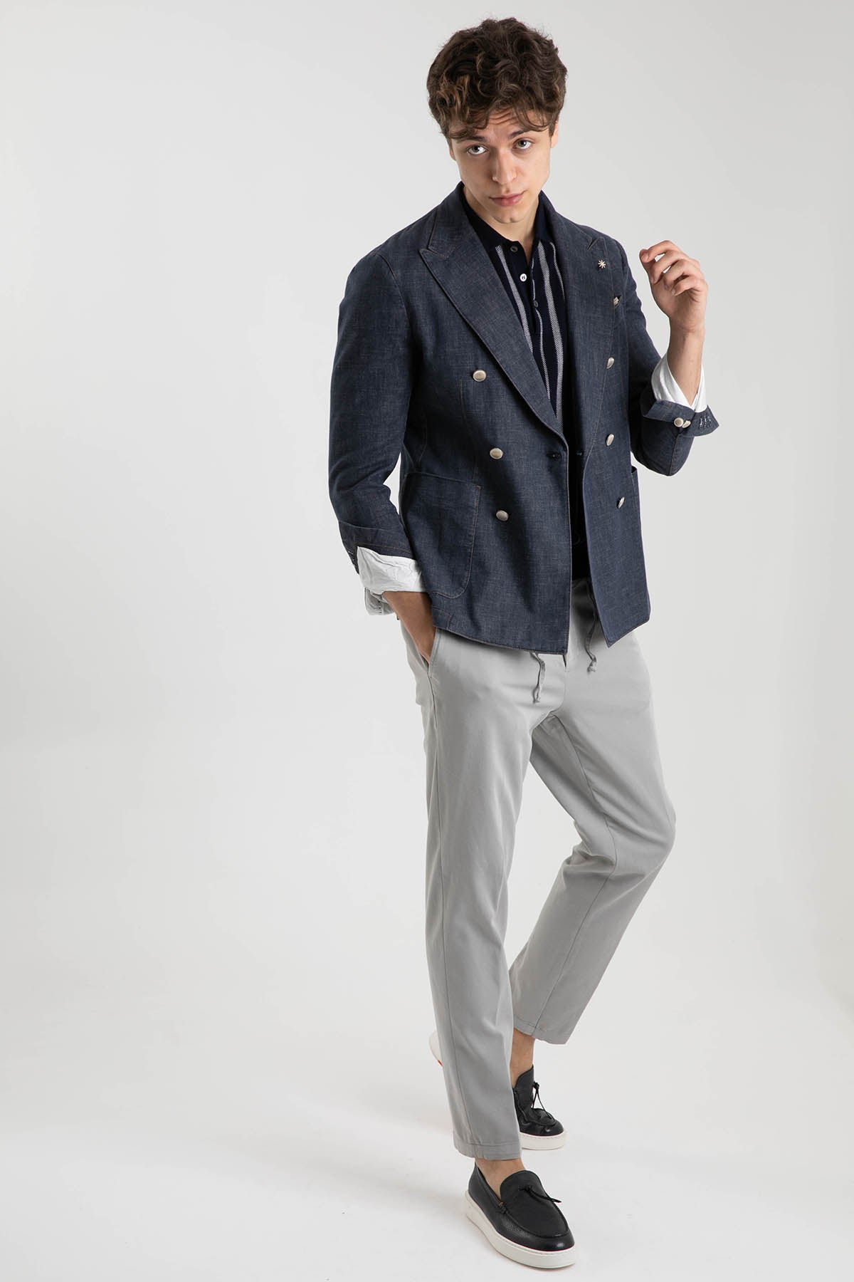 Manuel Ritz Denim Kruvaze Ceket-Libas Trendy Fashion Store