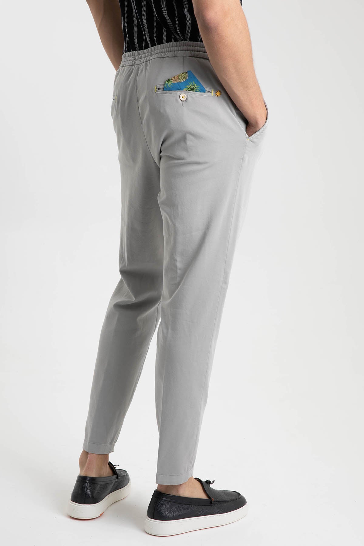 Manuel Ritz Yandan Cepli Beli Lastikli Pantolon-Libas Trendy Fashion Store