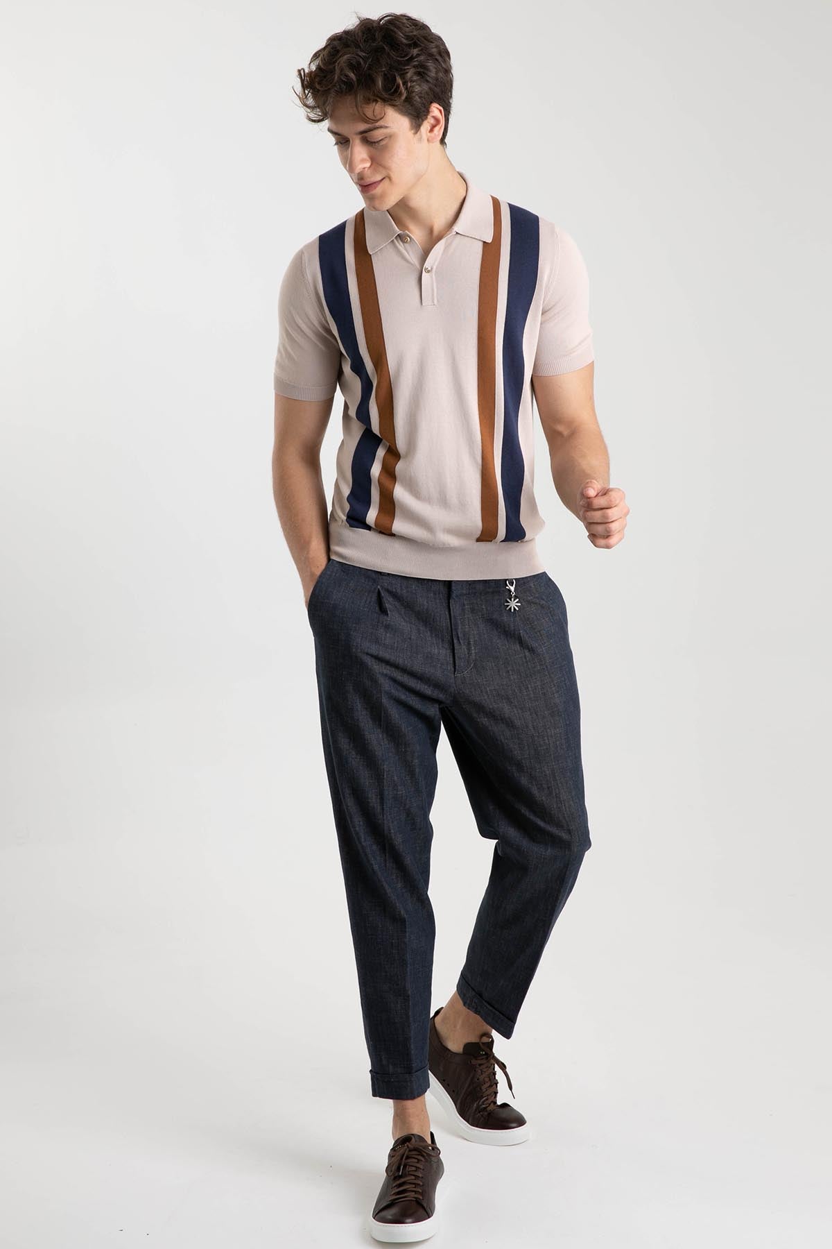 Manuel Ritz Baggy Fit Tek Pile Denim Pantolon-Libas Trendy Fashion Store