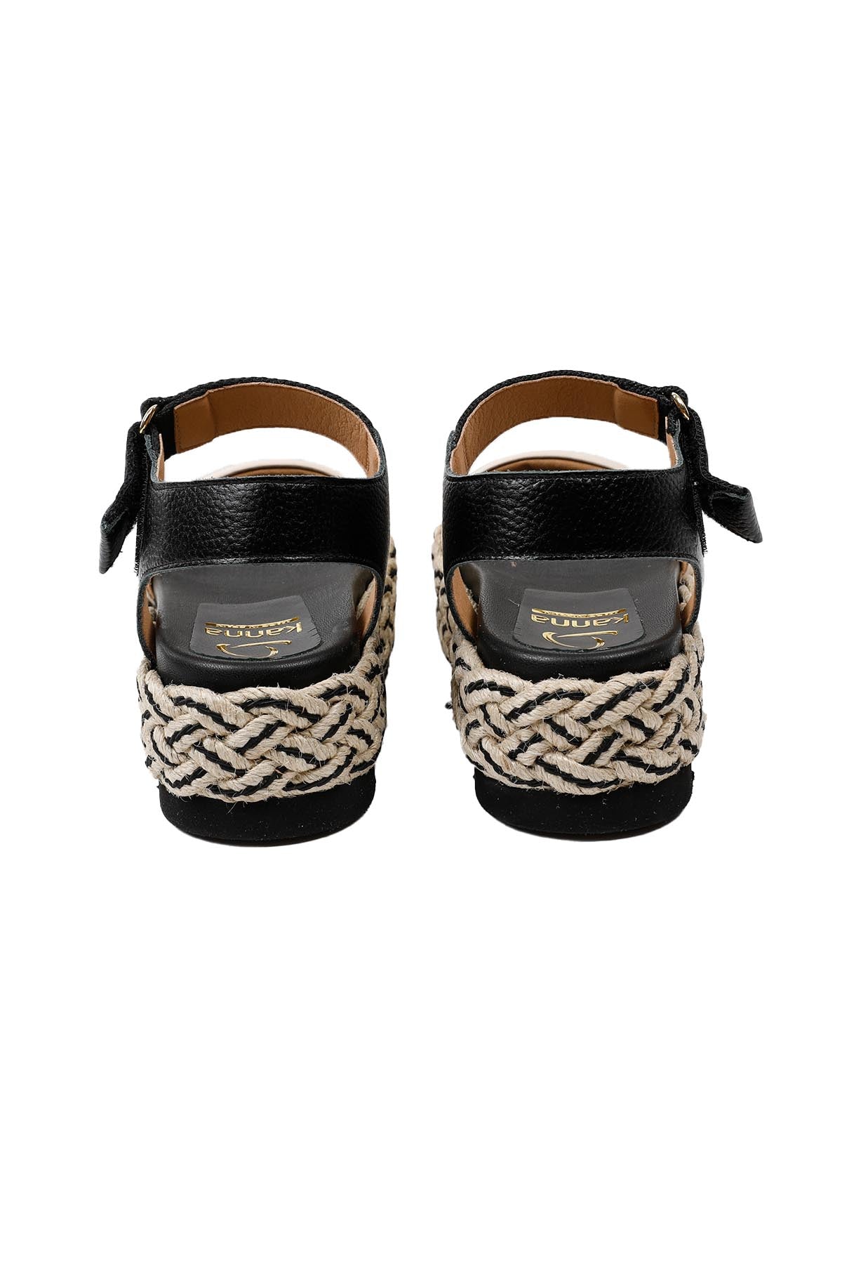 Kanna Örgü Hasır Tabanlı Sandalet-Libas Trendy Fashion Store