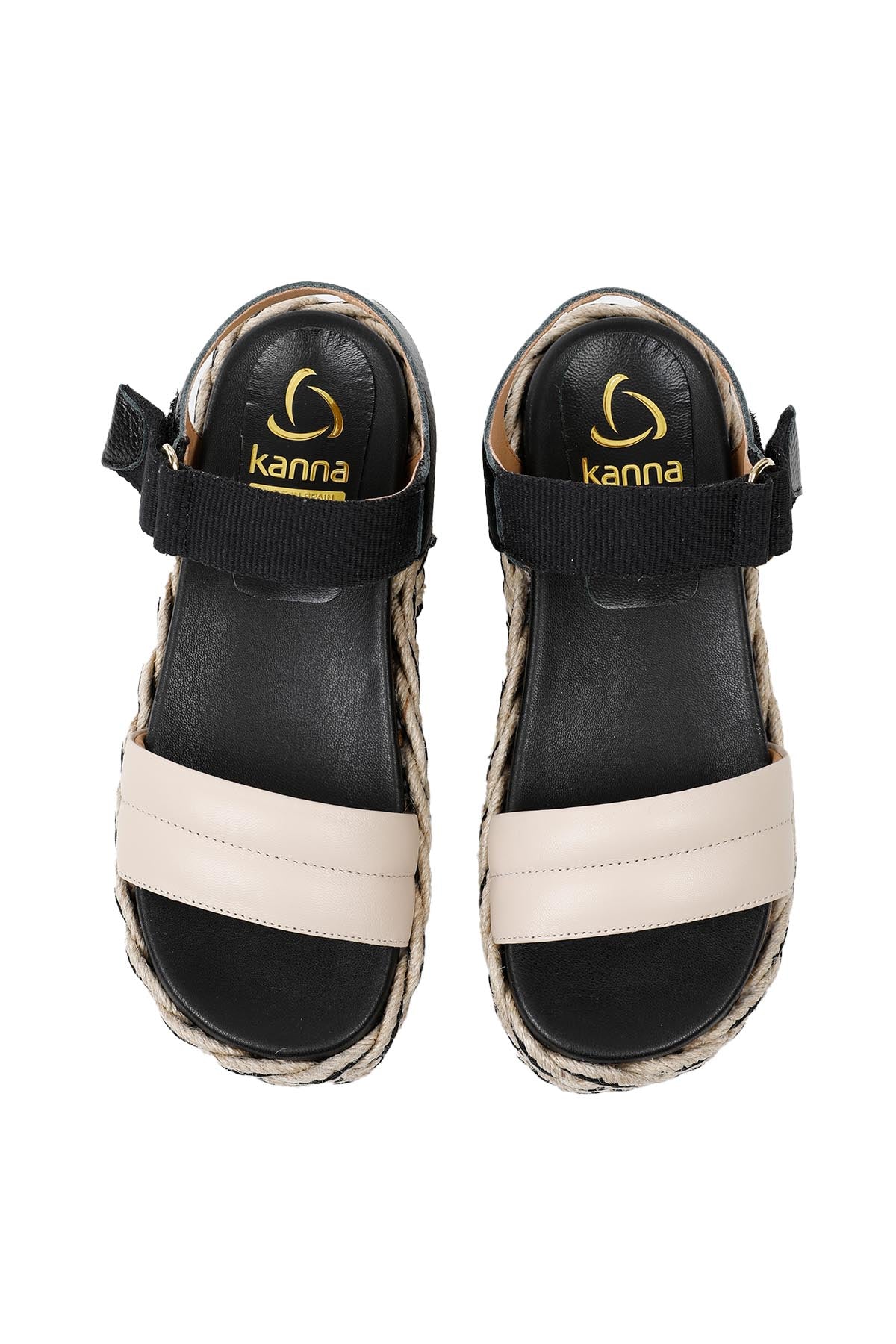 Kanna Örgü Hasır Tabanlı Sandalet-Libas Trendy Fashion Store