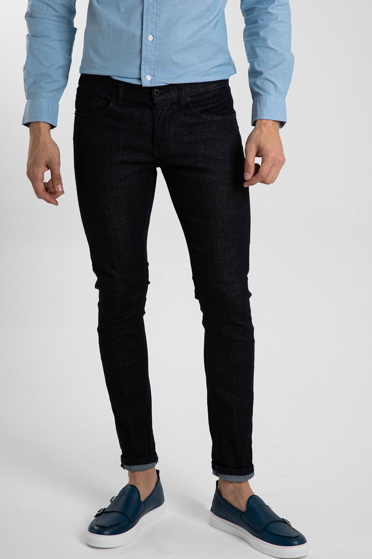 Dondup Koyu Yıkama Skinny Fit George Jeans-Libas Trendy Fashion Store