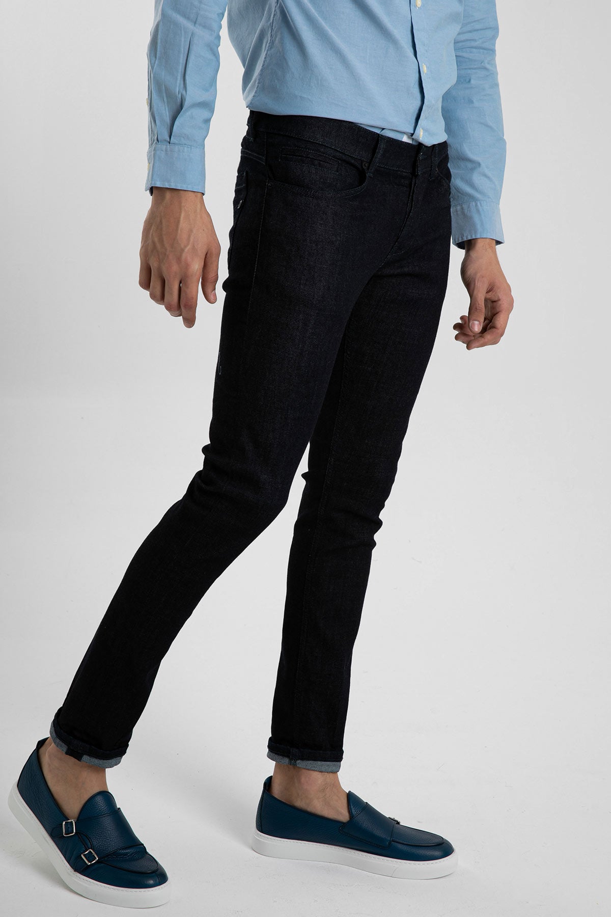 Dondup Koyu Yıkama Skinny Fit George Jeans-Libas Trendy Fashion Store