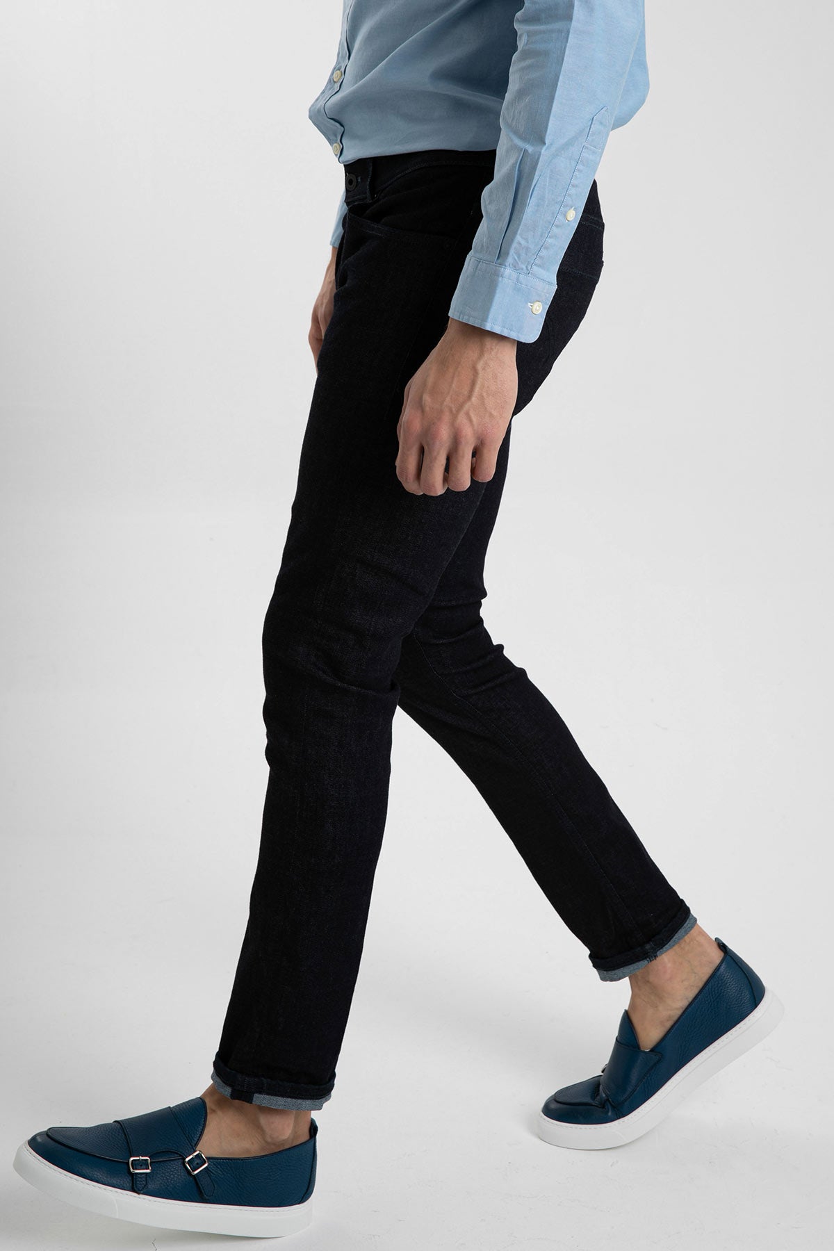 Dondup Koyu Yıkama Skinny Fit George Jeans-Libas Trendy Fashion Store