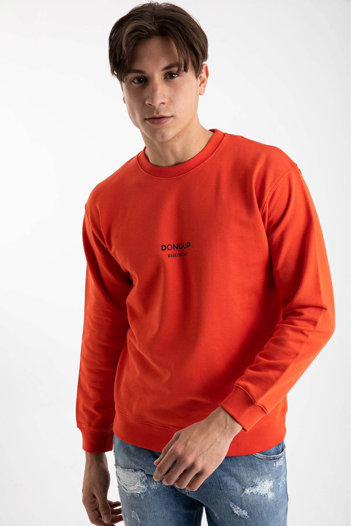 Dondup Yuvarlak Yaka Logo Sweatshirt-Libas Trendy Fashion Store