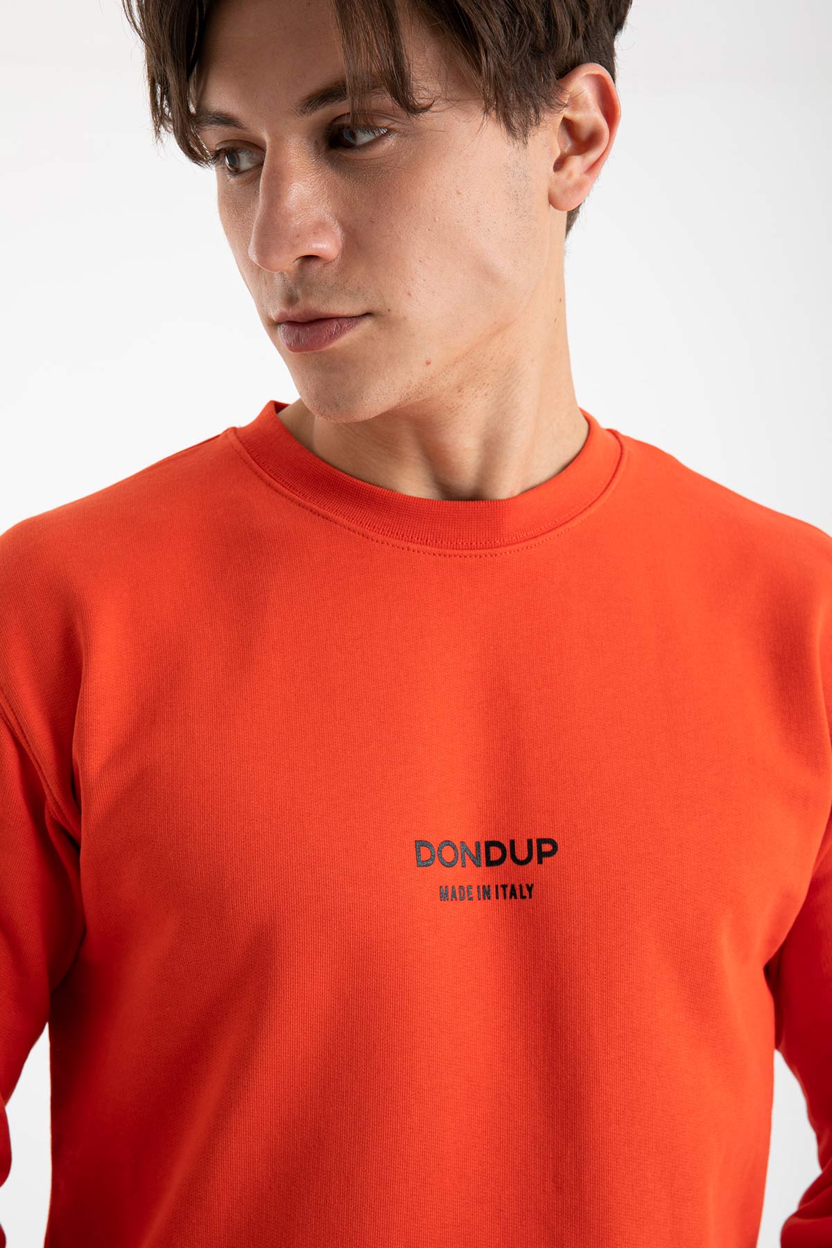 Dondup Yuvarlak Yaka Logo Sweatshirt-Libas Trendy Fashion Store