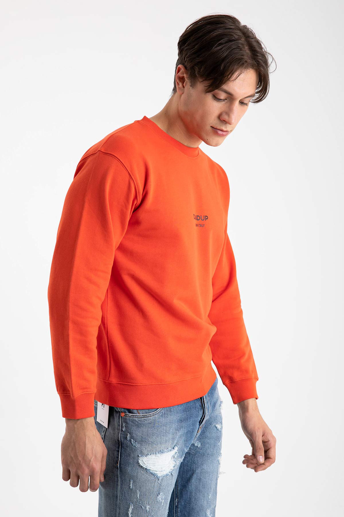 Dondup Yuvarlak Yaka Logo Sweatshirt-Libas Trendy Fashion Store