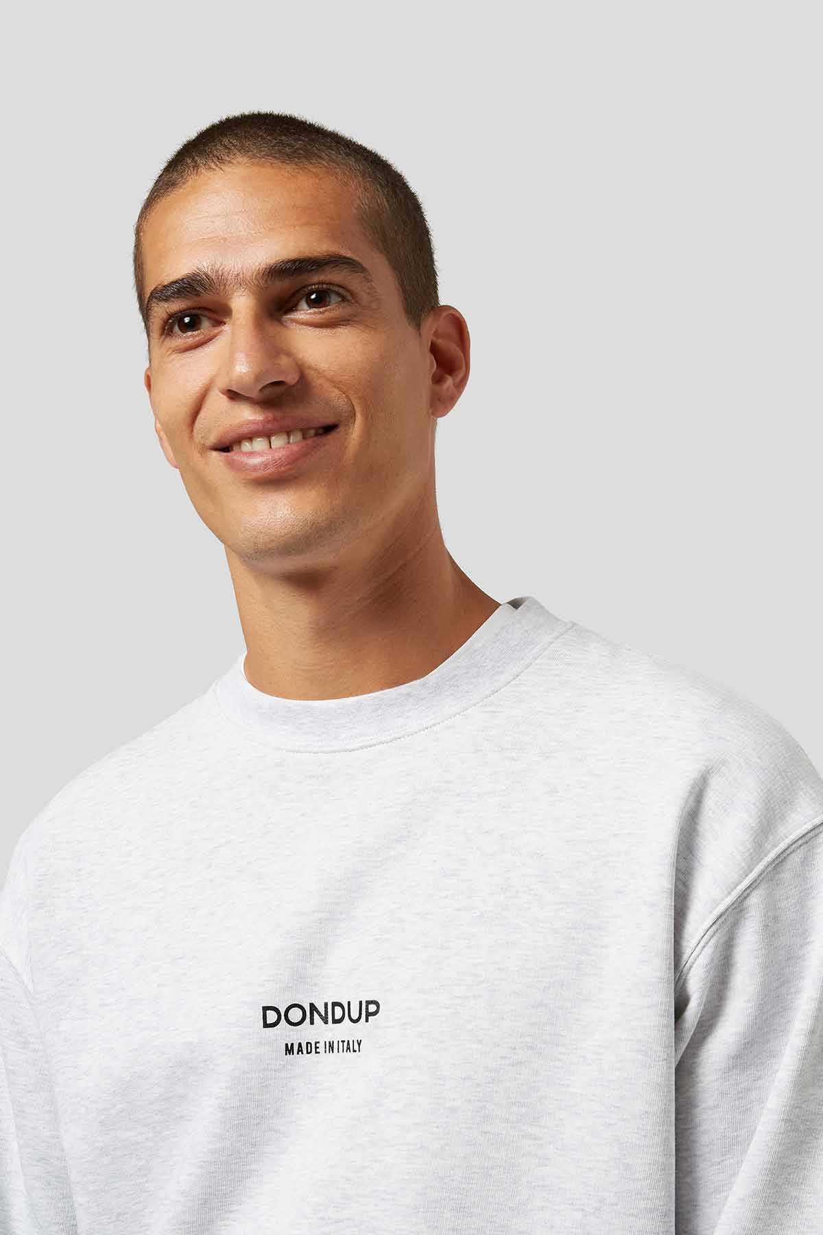 Dondup Yuvarlak Yaka Logo Sweatshirt-Libas Trendy Fashion Store