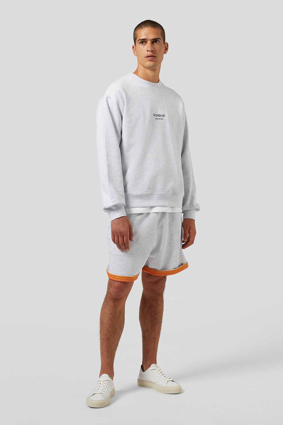 Dondup Yuvarlak Yaka Logo Sweatshirt-Libas Trendy Fashion Store