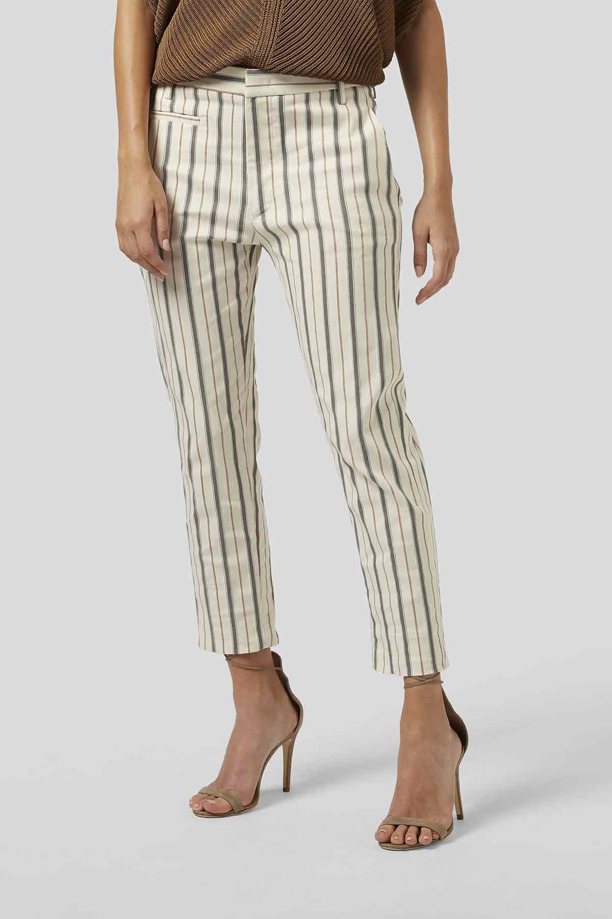 Dondup Çizgili Pantolon-Libas Trendy Fashion Store