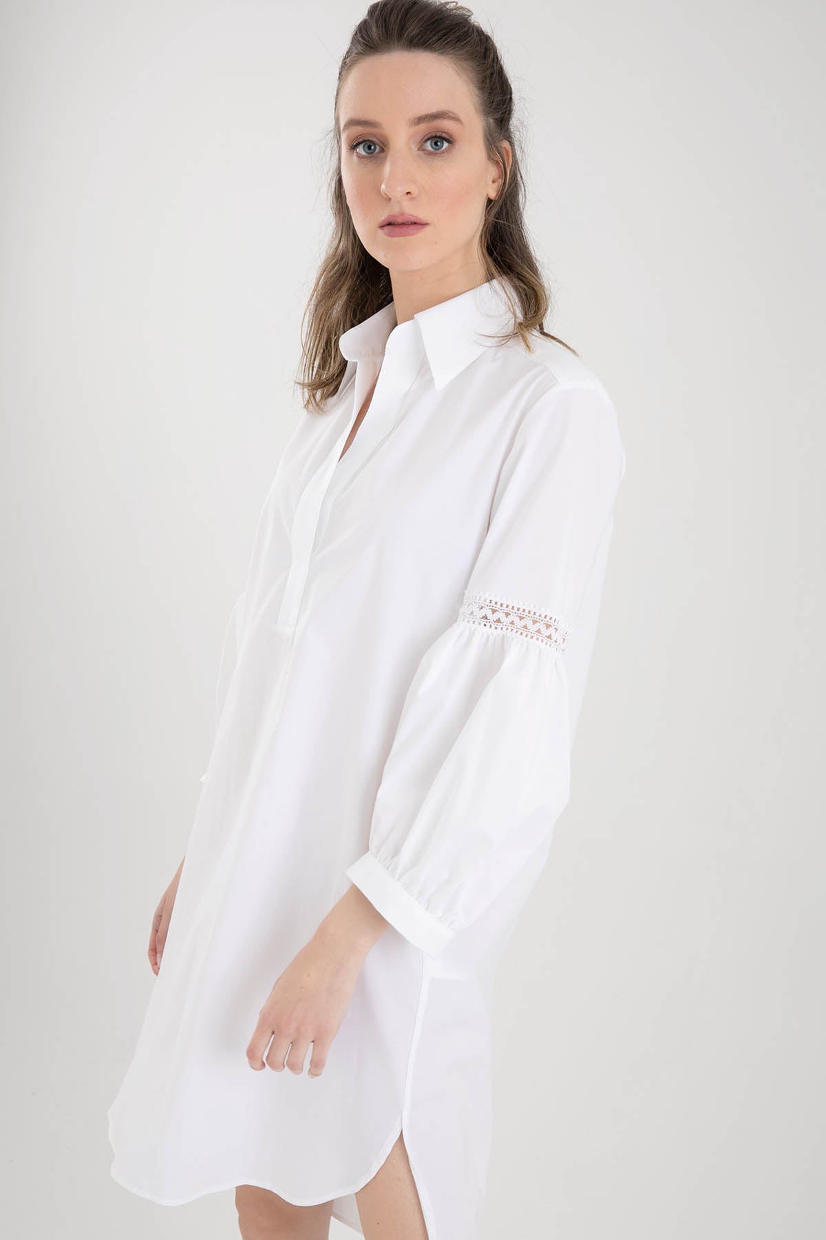 Dondup Balon Kol Gömlek Elbise-Libas Trendy Fashion Store