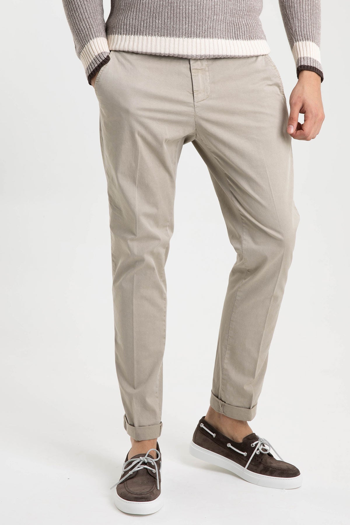 Dondup Yandan Cepli Slim Fit Pantolon-Libas Trendy Fashion Store