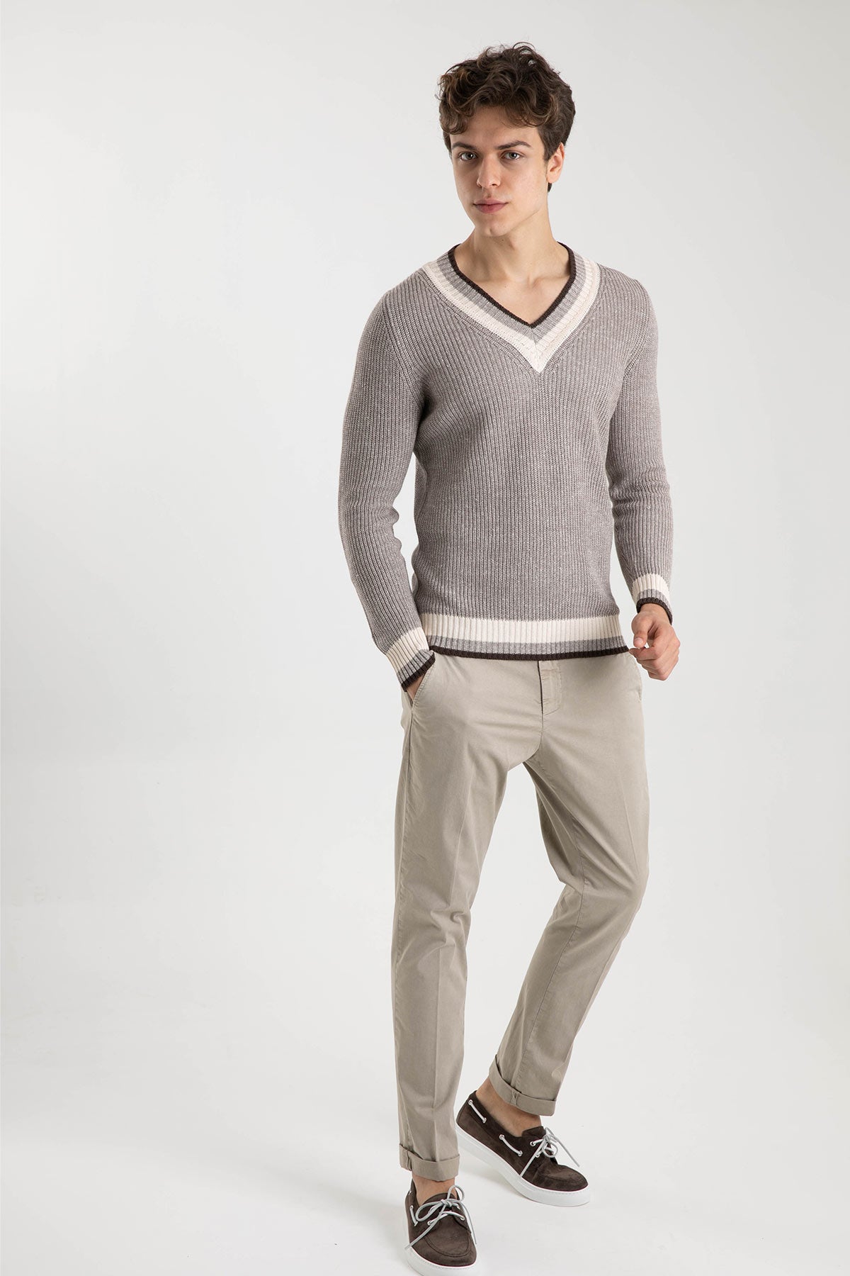 Dondup Yandan Cepli Slim Fit Pantolon-Libas Trendy Fashion Store