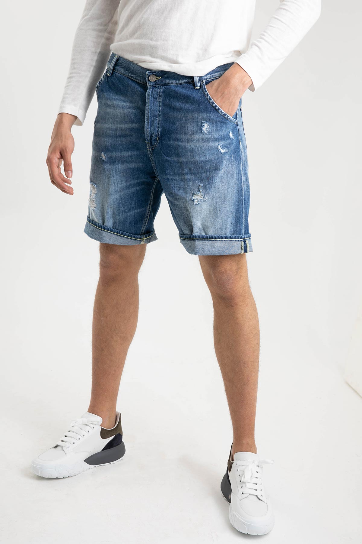 Dondup Julyan Regular Fit Denim Şort-Libas Trendy Fashion Store