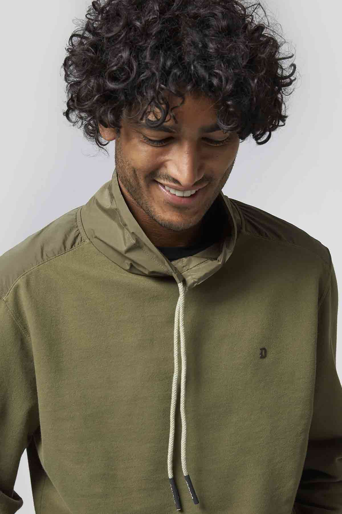 Dondup Büzgülü Yaka Sweatshirt-Libas Trendy Fashion Store