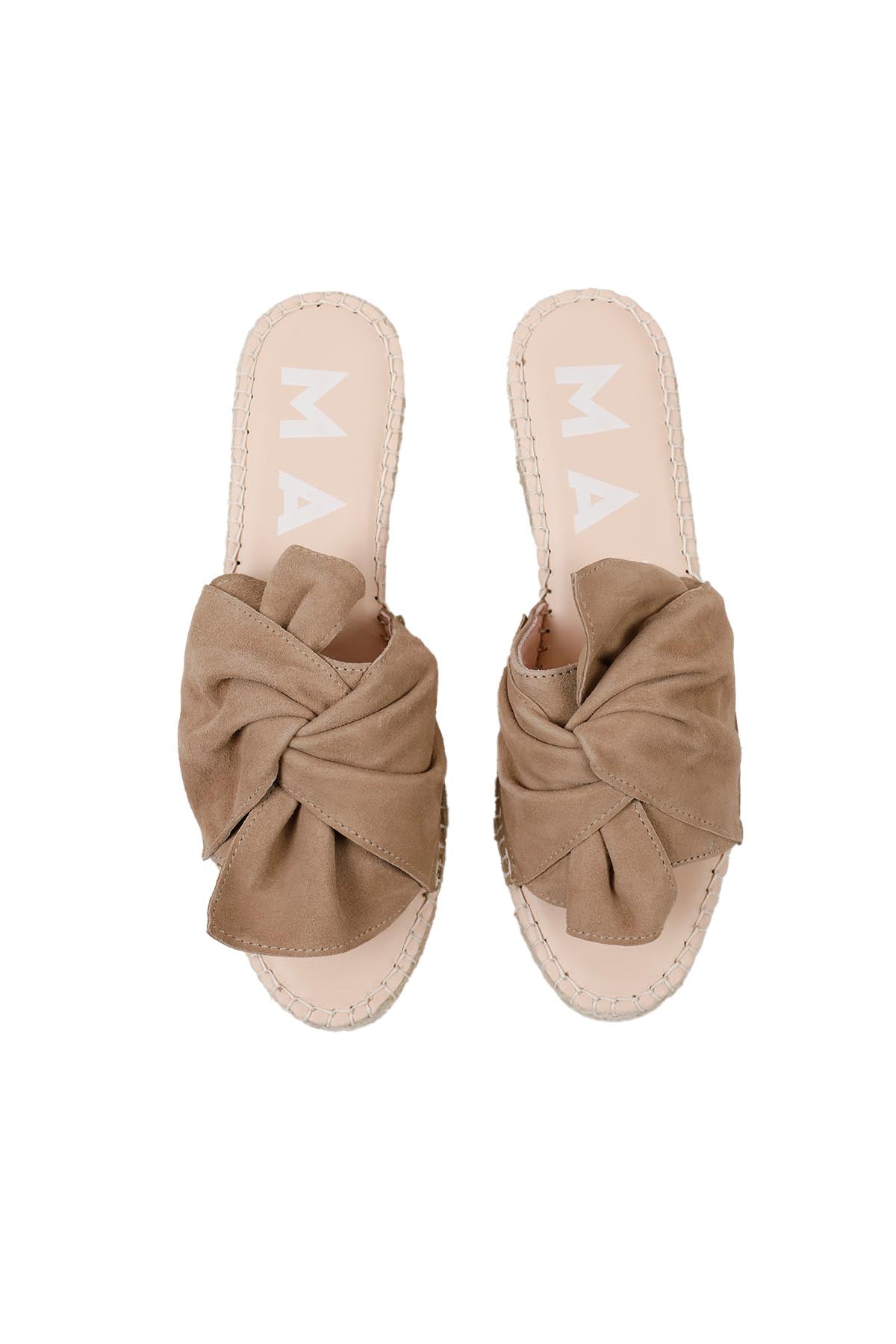 Manebi Fiyonklu Espadril Terlik-Libas Trendy Fashion Store