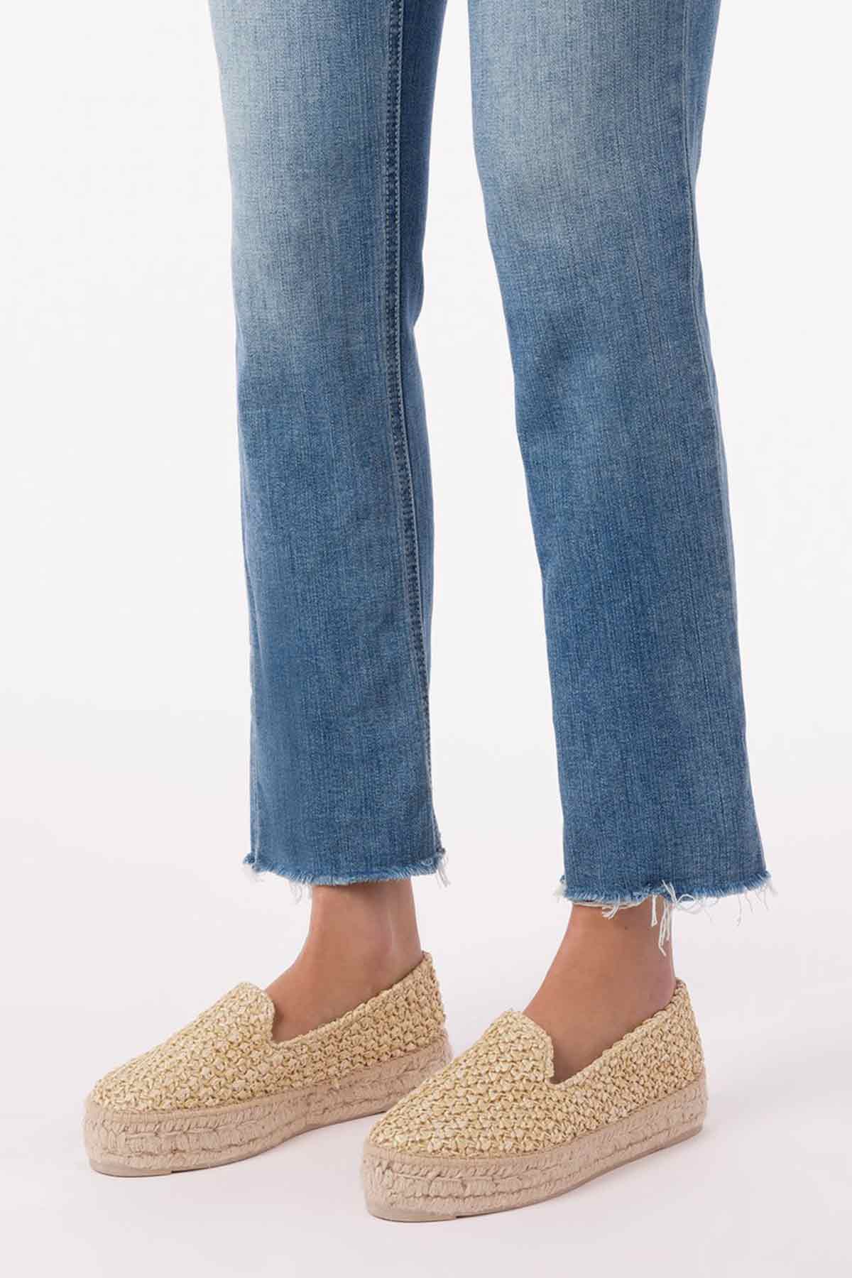 Manebi Hasır Örgü Espadril-Libas Trendy Fashion Store