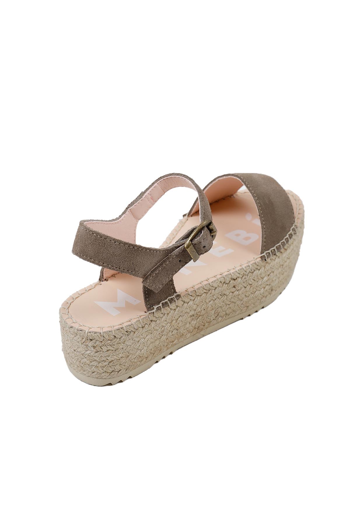 Manebi Nubuk Espadril Sandalet-Libas Trendy Fashion Store