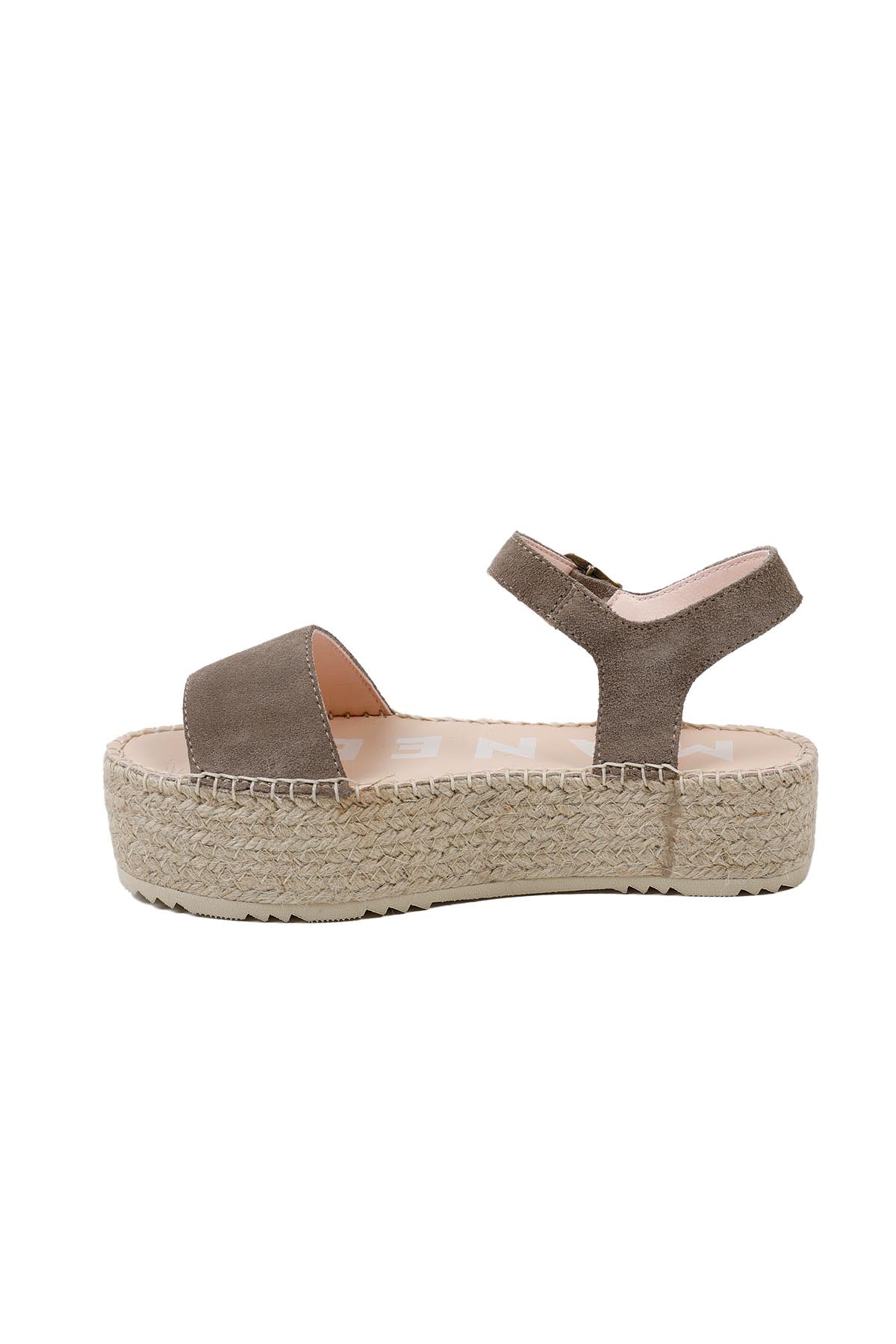 Manebi Nubuk Espadril Sandalet-Libas Trendy Fashion Store