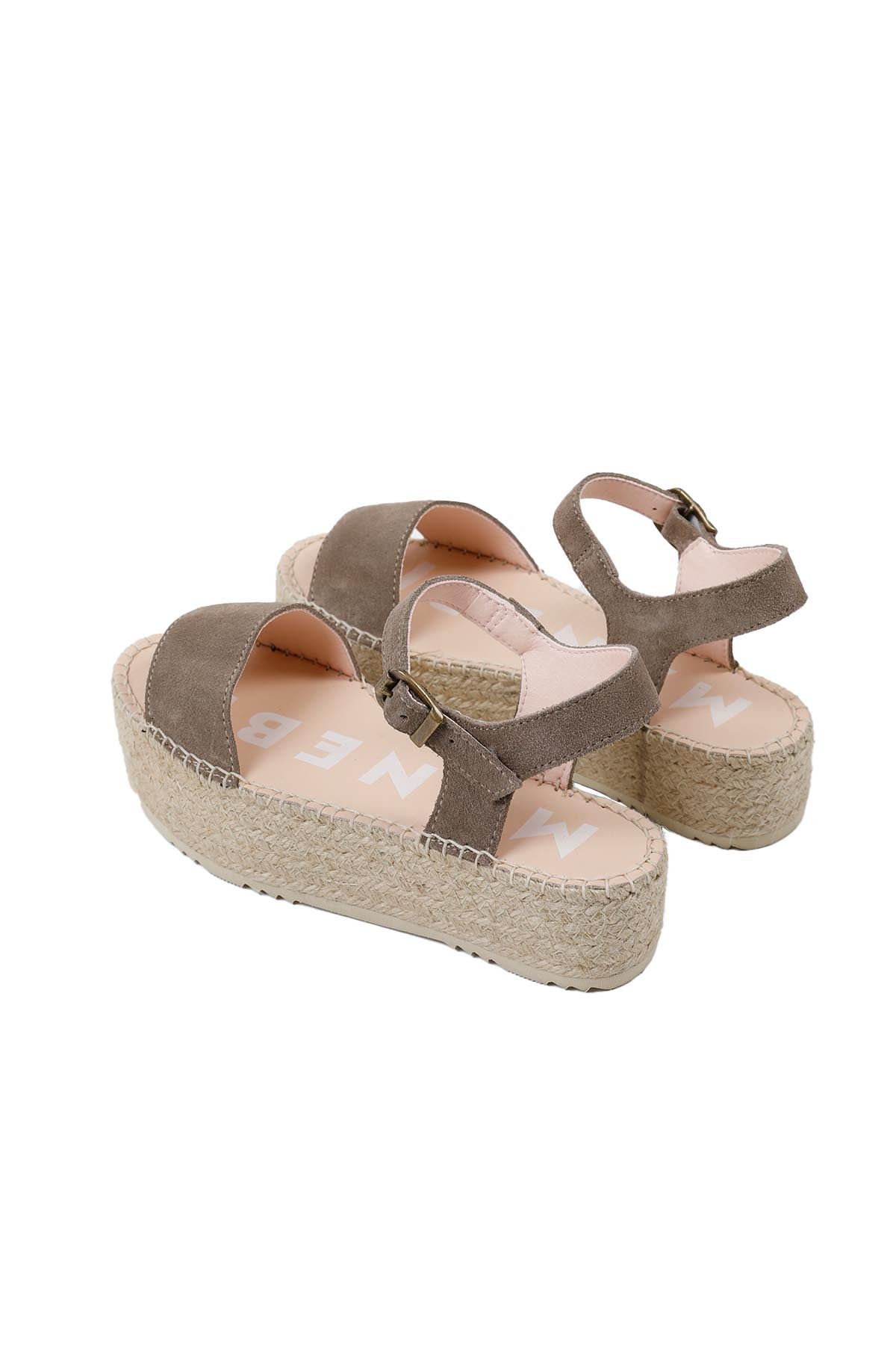 Manebi Nubuk Espadril Sandalet-Libas Trendy Fashion Store