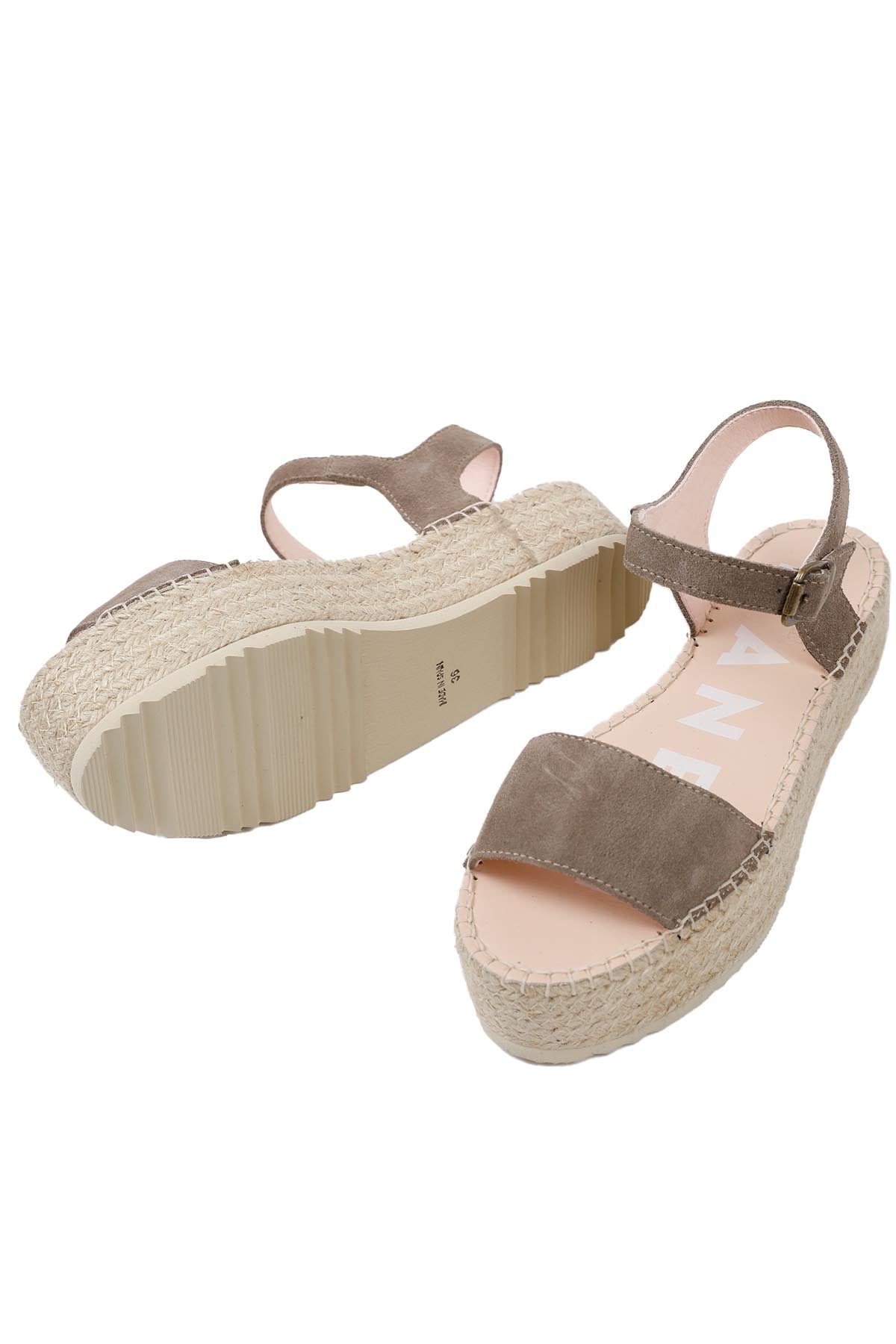 Manebi Nubuk Espadril Sandalet-Libas Trendy Fashion Store