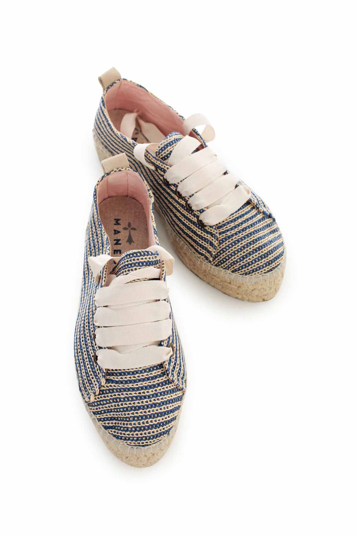 Manebi Hasır Örgü Espadril Ayakkabı-Libas Trendy Fashion Store