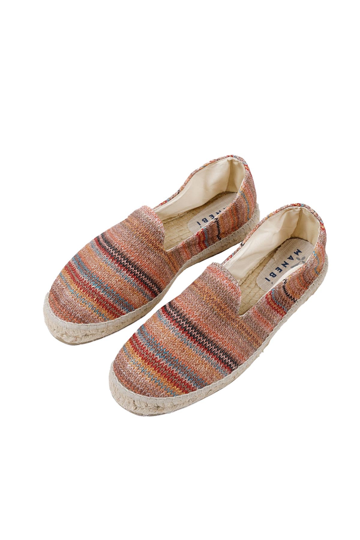 Manebi Renkli Hasır Örgü Espadril-Libas Trendy Fashion Store