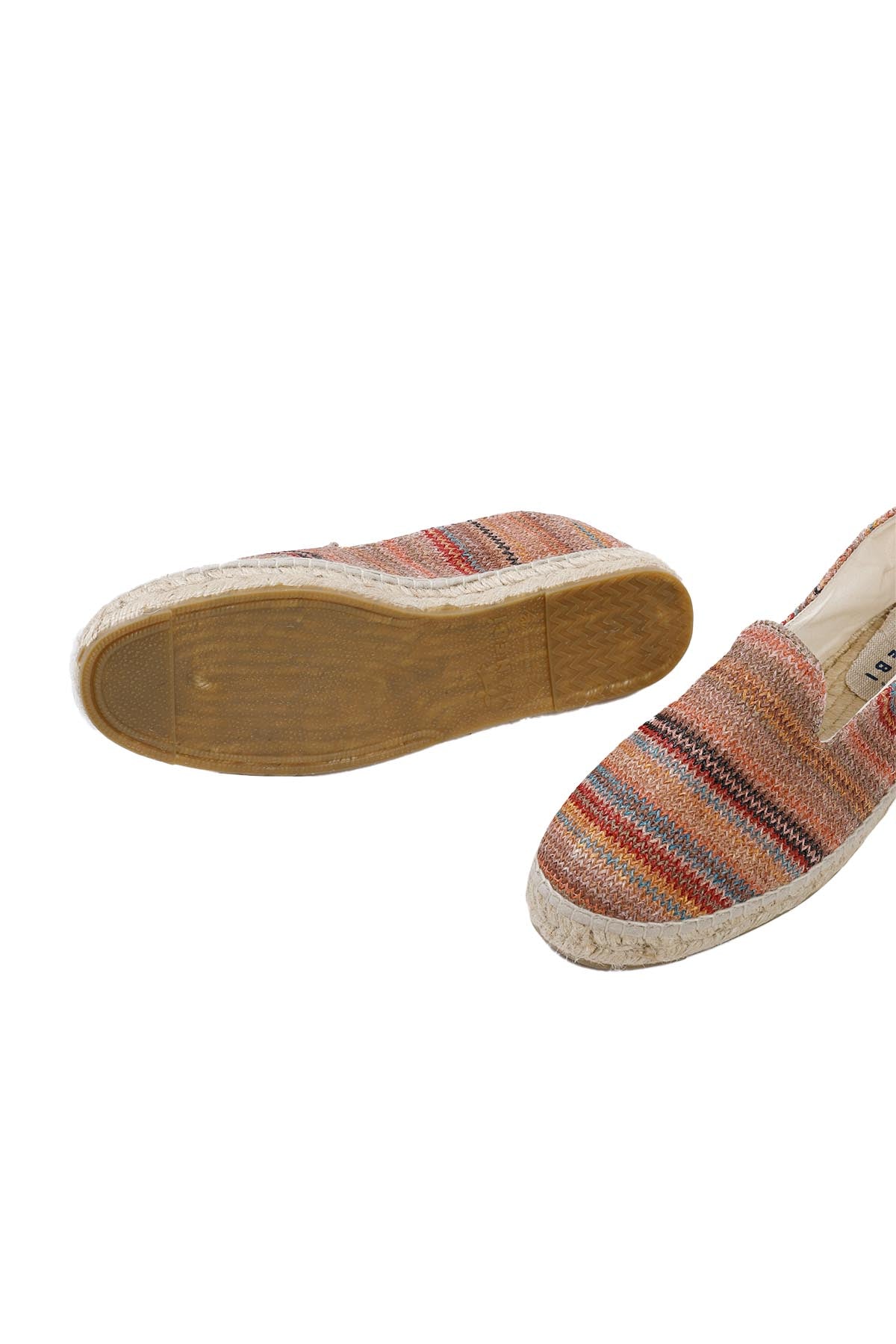 Manebi Renkli Hasır Örgü Espadril-Libas Trendy Fashion Store