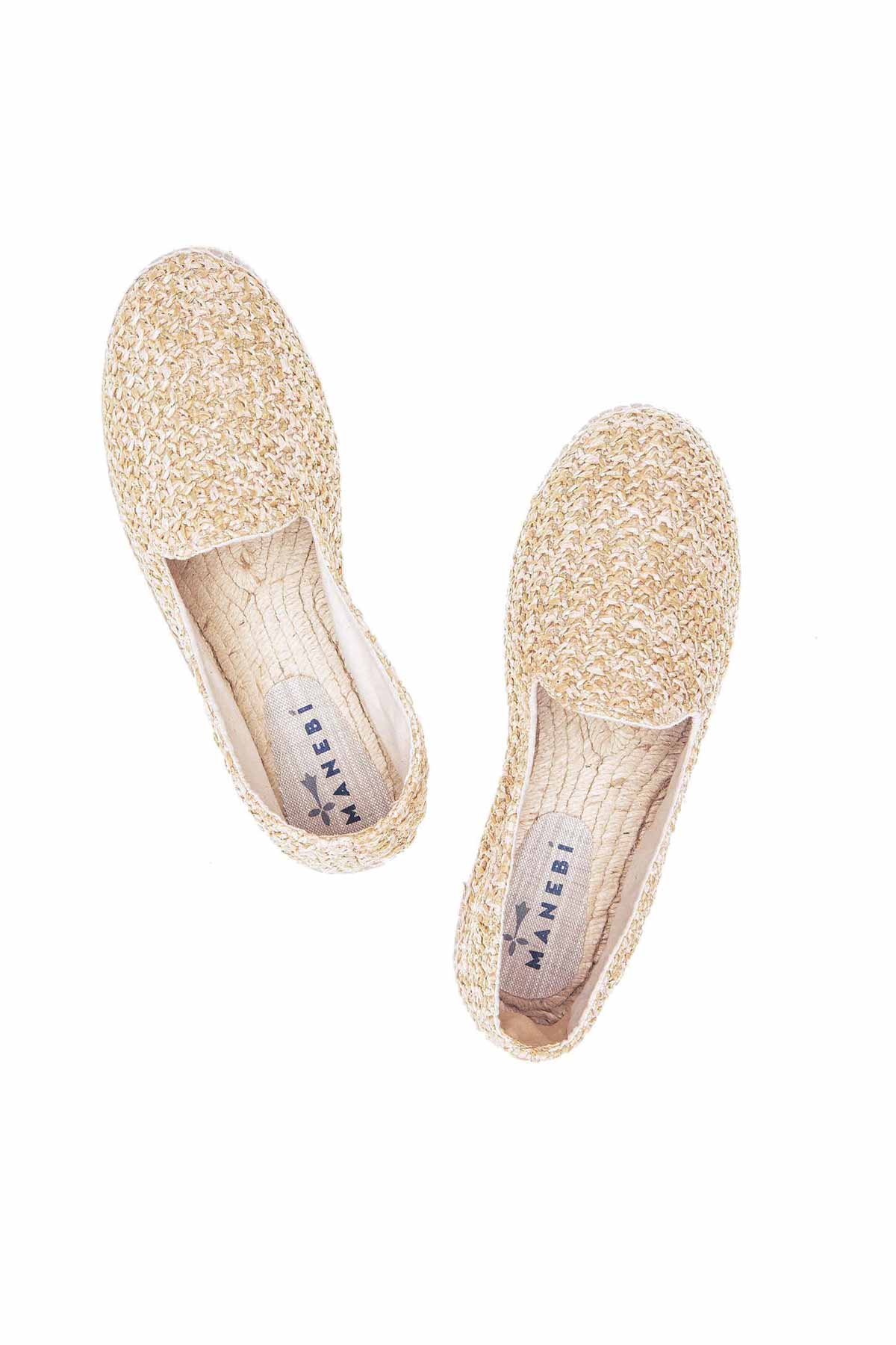 Manebi Hasır Örgü Espadril-Libas Trendy Fashion Store