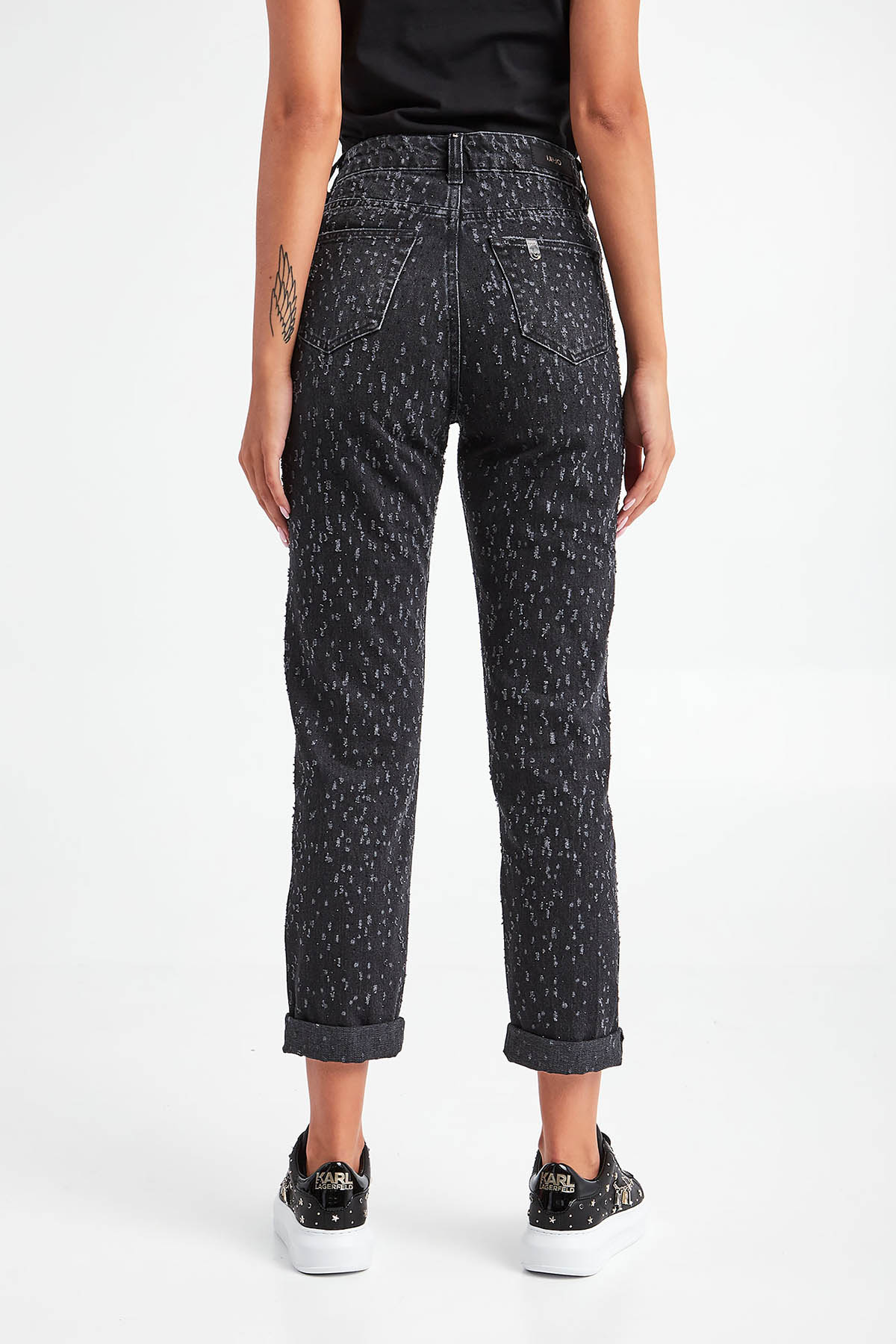 Liu Jo Mom Fit Yırtık Detaylı Jeans-Libas Trendy Fashion Store