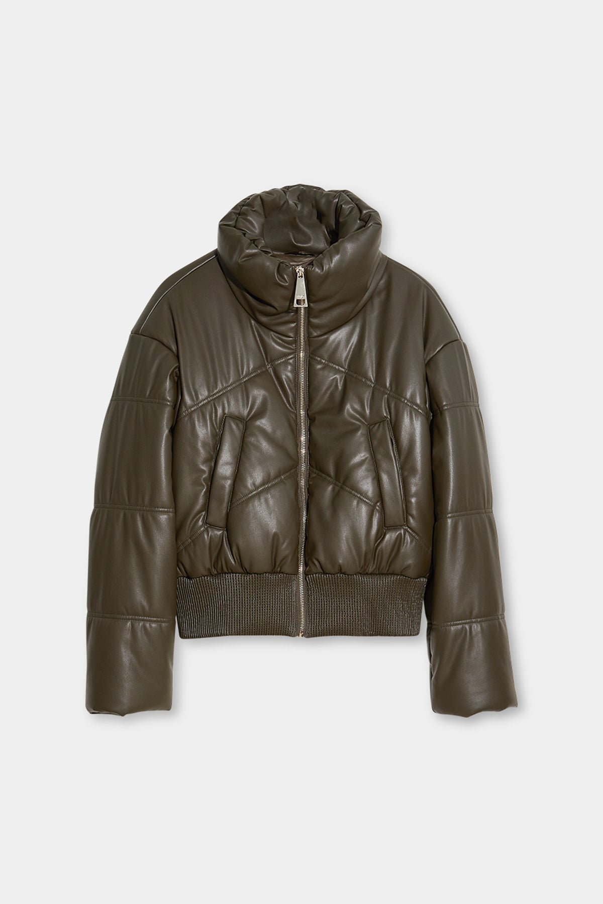 Liu Jo Eko Deri Bomber Puffer Mont-Libas Trendy Fashion Store