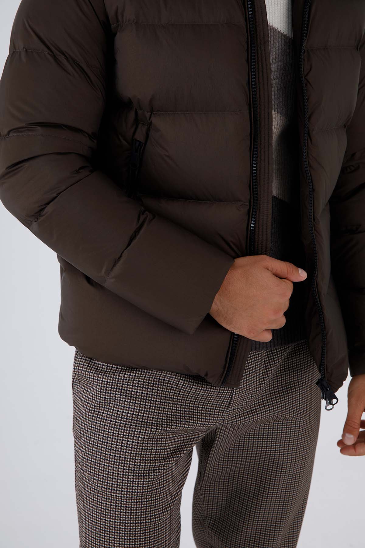 Hetrego Eddie Kapüşonlu Puffer Mont-Libas Trendy Fashion Store