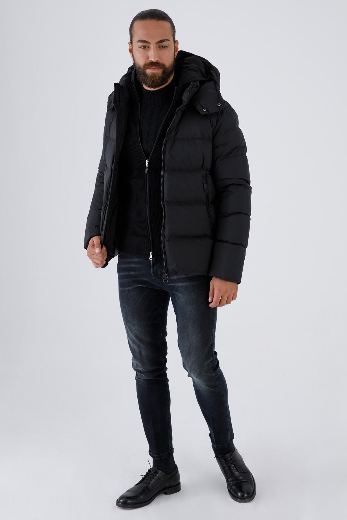 Hetrego Eddie Kapüşonlu Puffer Mont-Libas Trendy Fashion Store