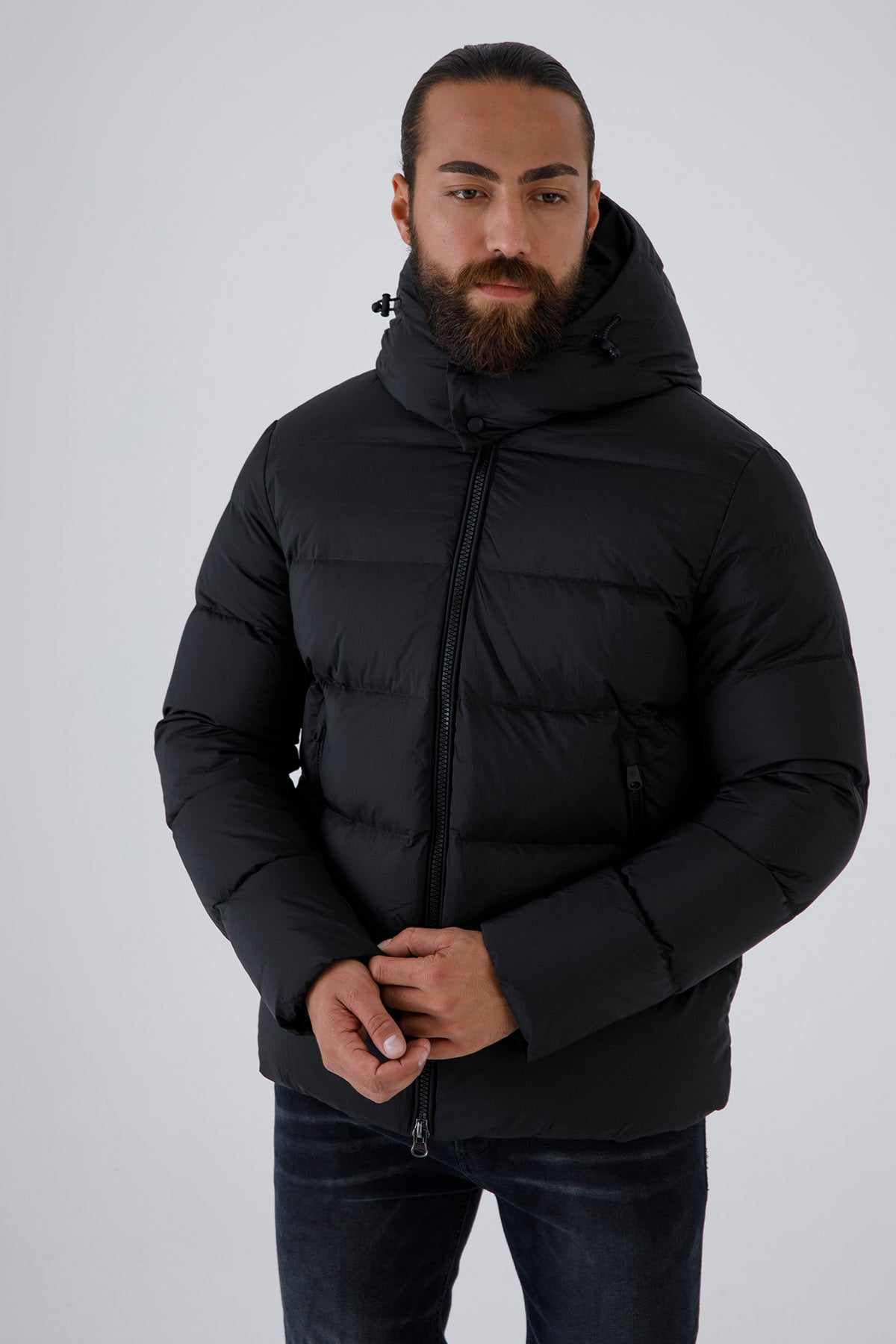 Hetrego Eddie Kapüşonlu Puffer Mont-Libas Trendy Fashion Store