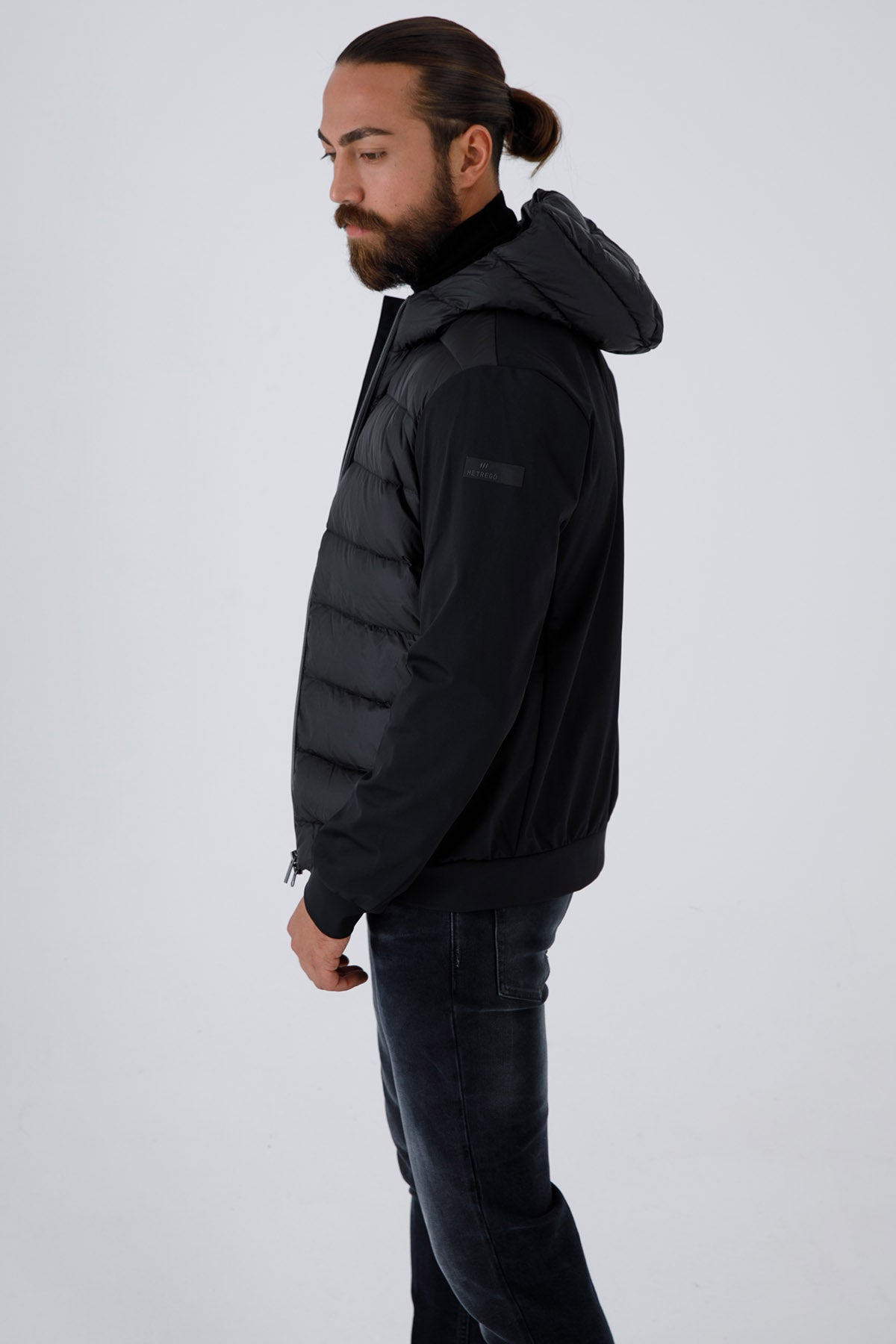 Hetrego Peter Kapüşonlu Puffer İnce Mont-Libas Trendy Fashion Store