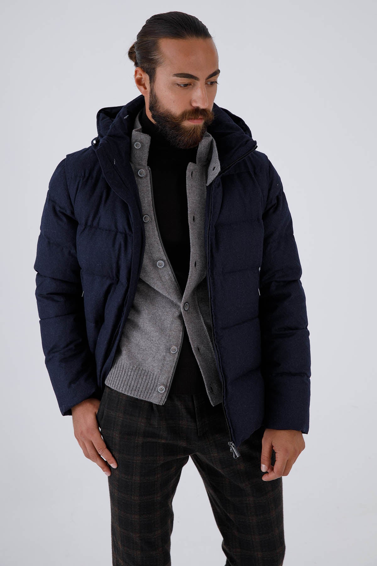 Hetrego Brian Demonte Kollu Puffer Mont-Libas Trendy Fashion Store