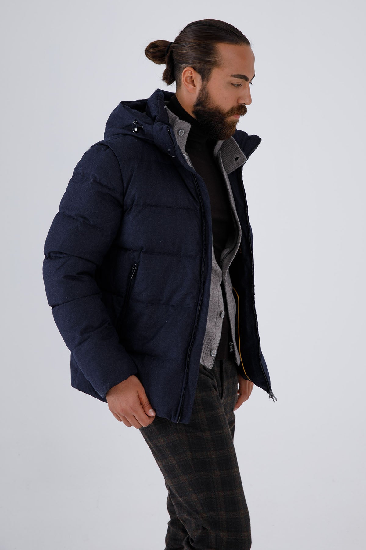 Hetrego Brian Demonte Kollu Puffer Mont-Libas Trendy Fashion Store